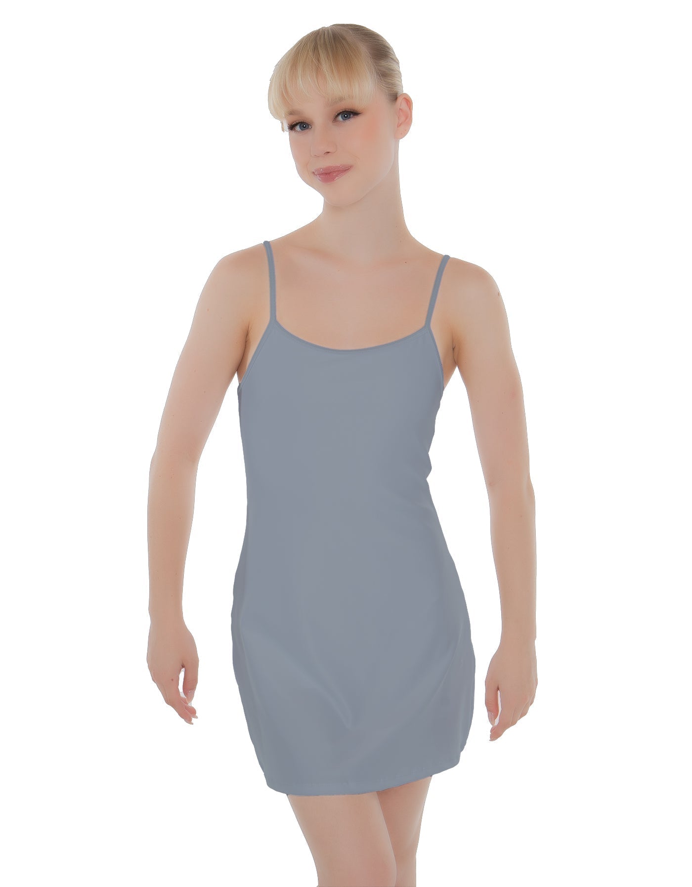 Solid Lycra Align Cami Dress