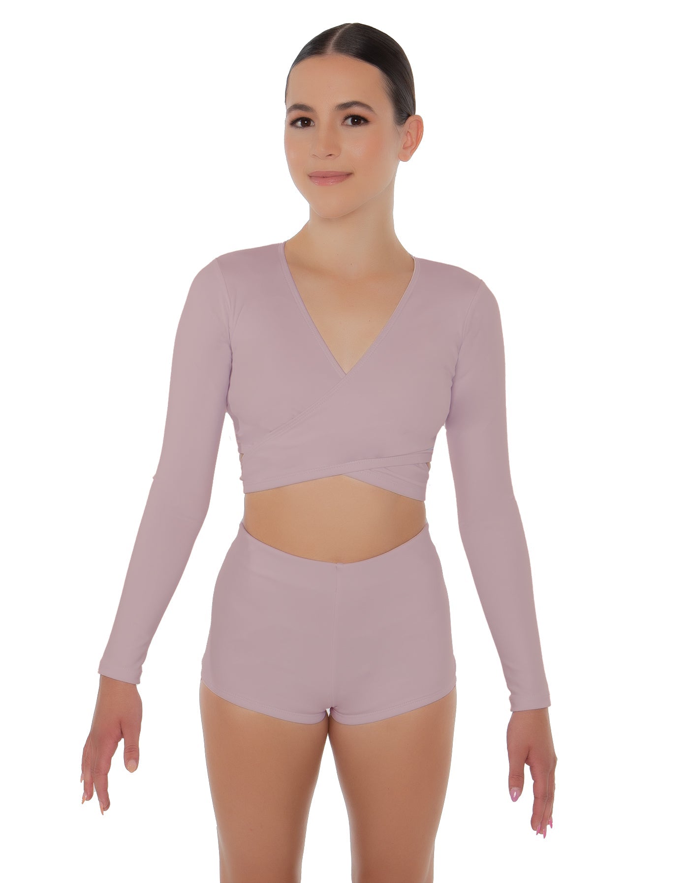 Solid Lycra Illuminate Crop Top