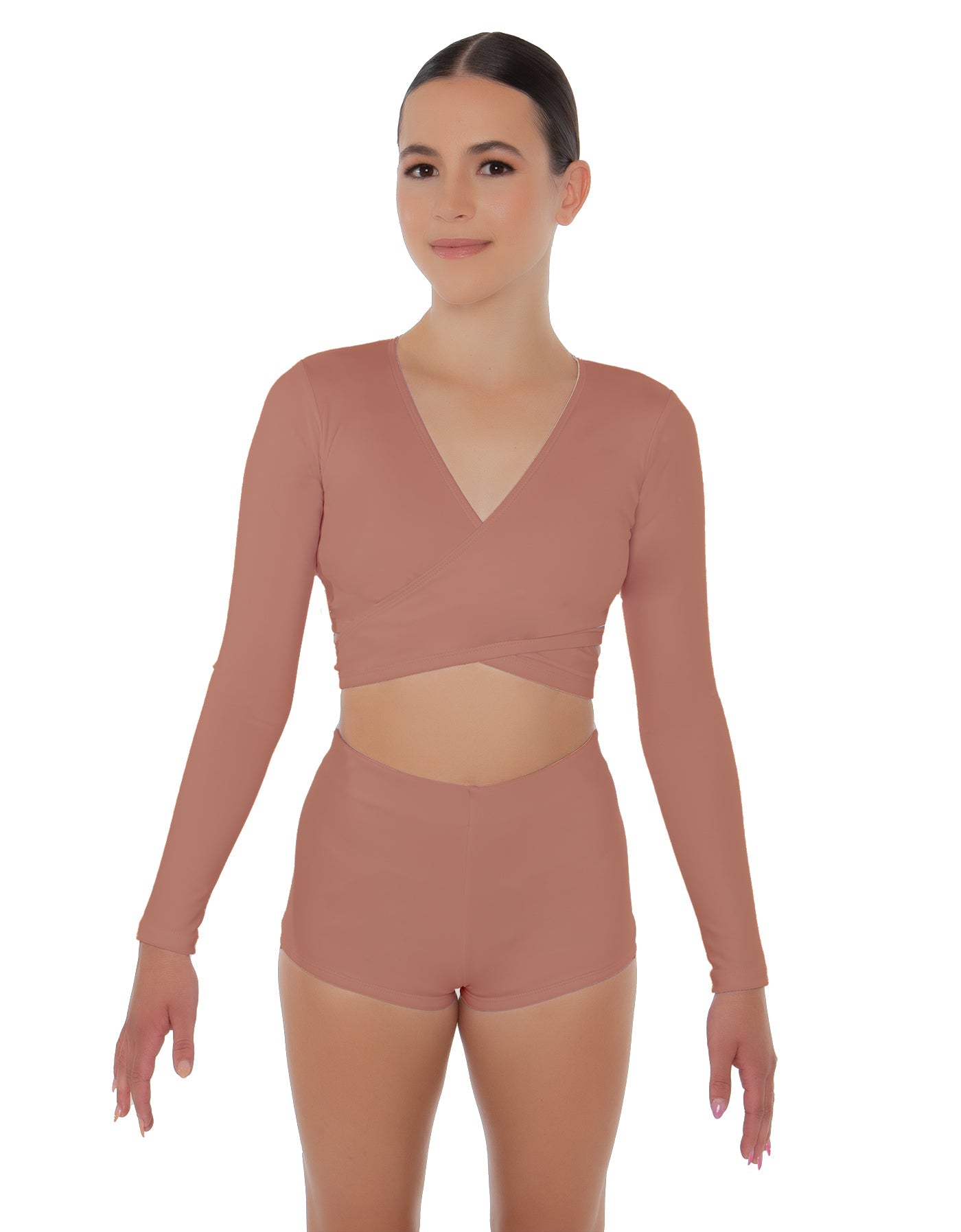 Solid Lycra Illuminate Crop Top