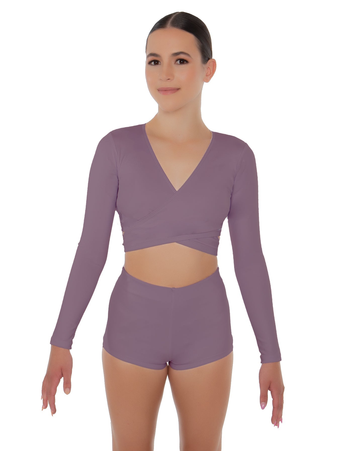 Solid Lycra Illuminate Crop Top