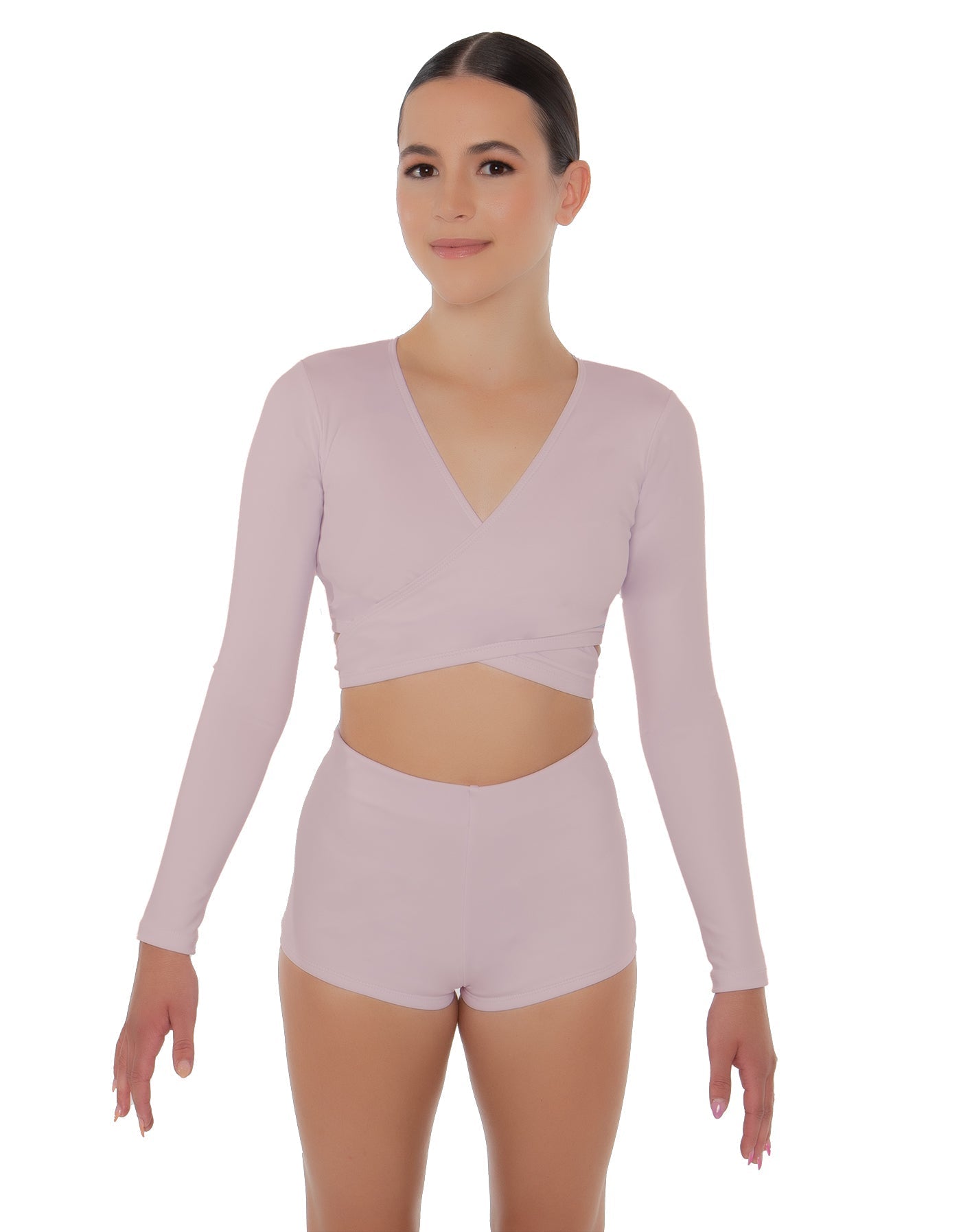 Solid Lycra Illuminate Crop Top