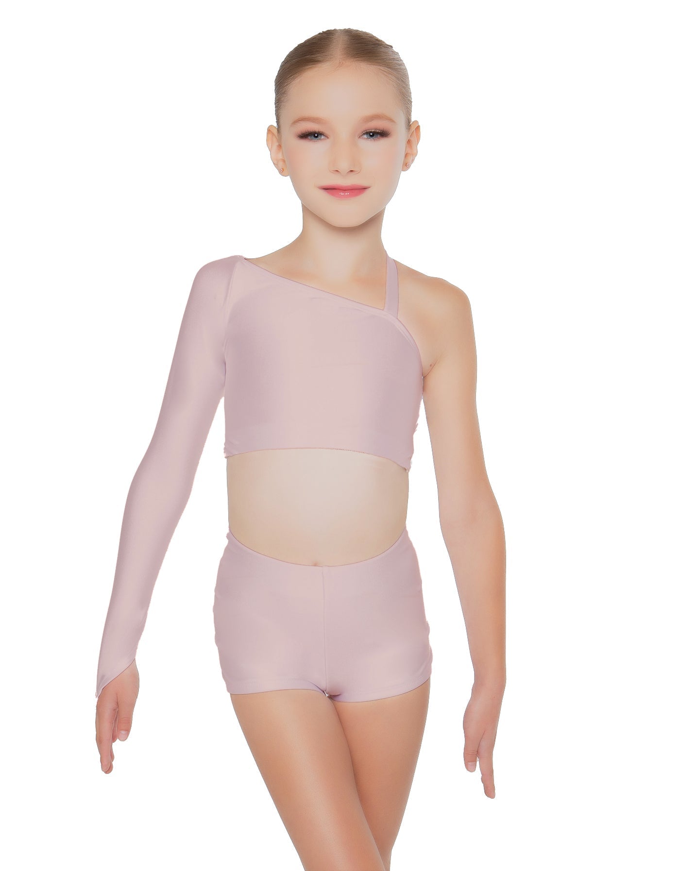 Solid Lycra Sparks Fly Crop Top