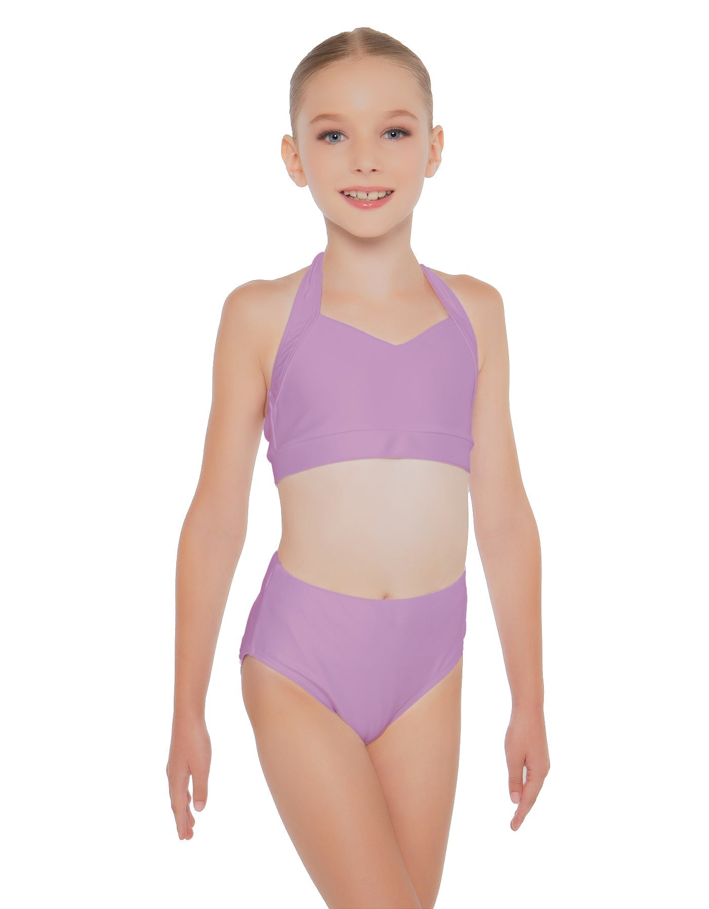 Solid Lycra Halter Sweetheart Bra