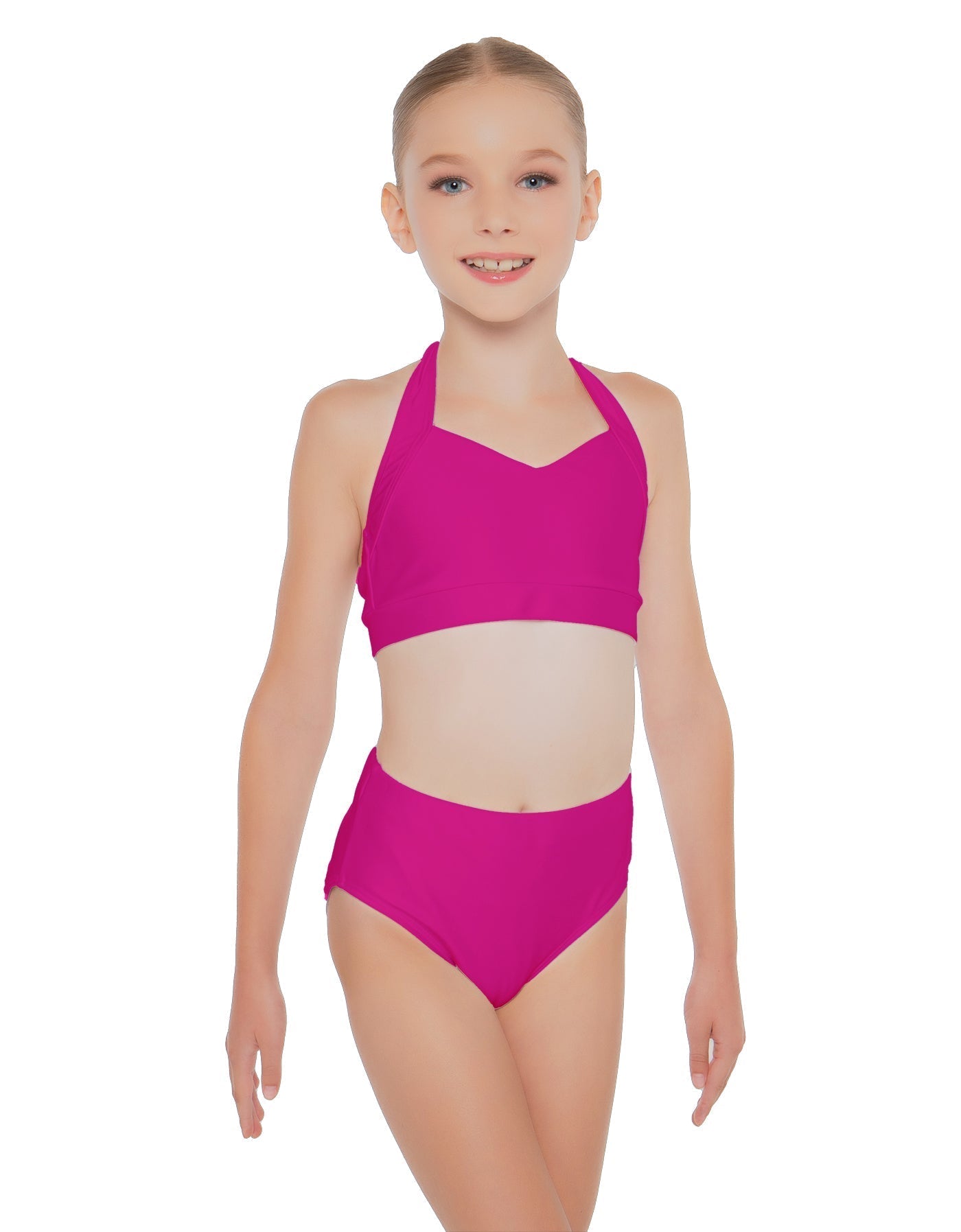 Solid Lycra Halter Sweetheart Bra