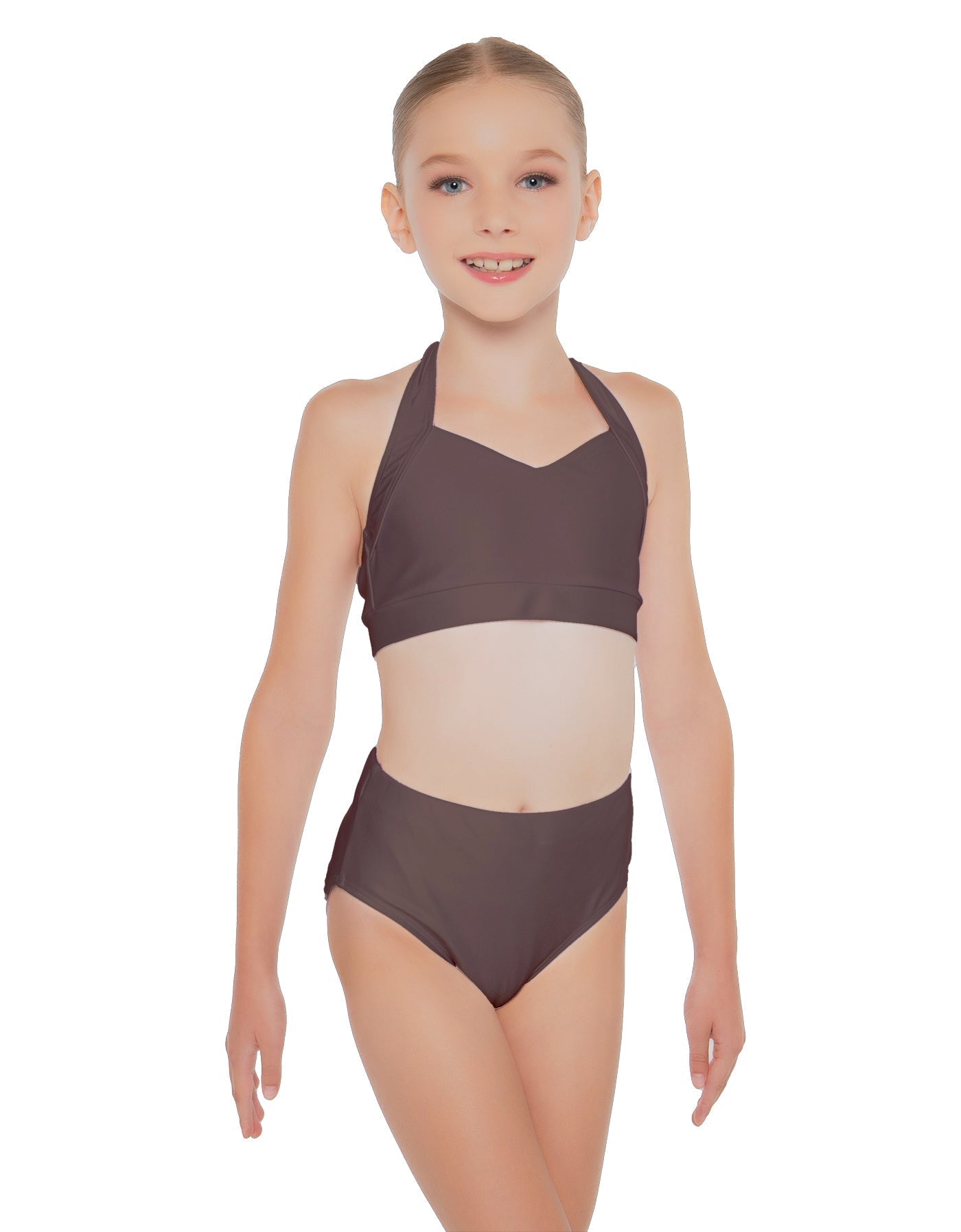 Solid Lycra Halter Sweetheart Bra