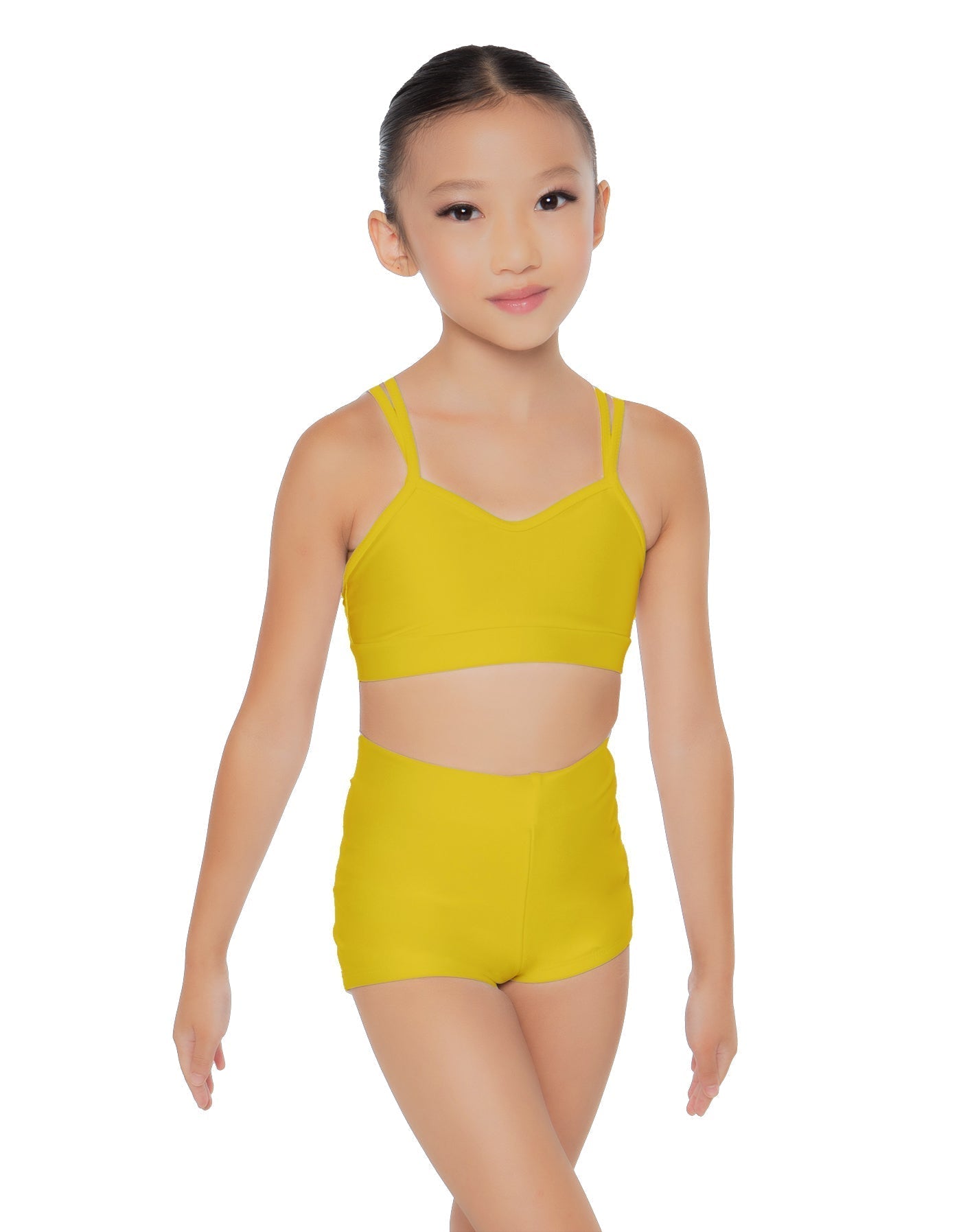 Solid Lycra Sweetheart Double Strap Halter Bra
