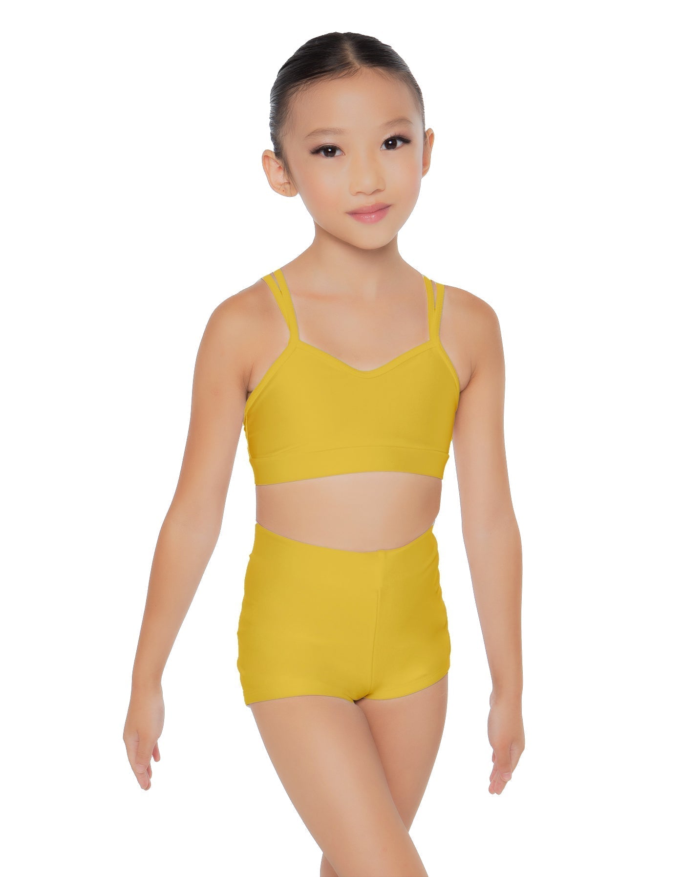 Solid Lycra Sweetheart Double Strap Halter Bra