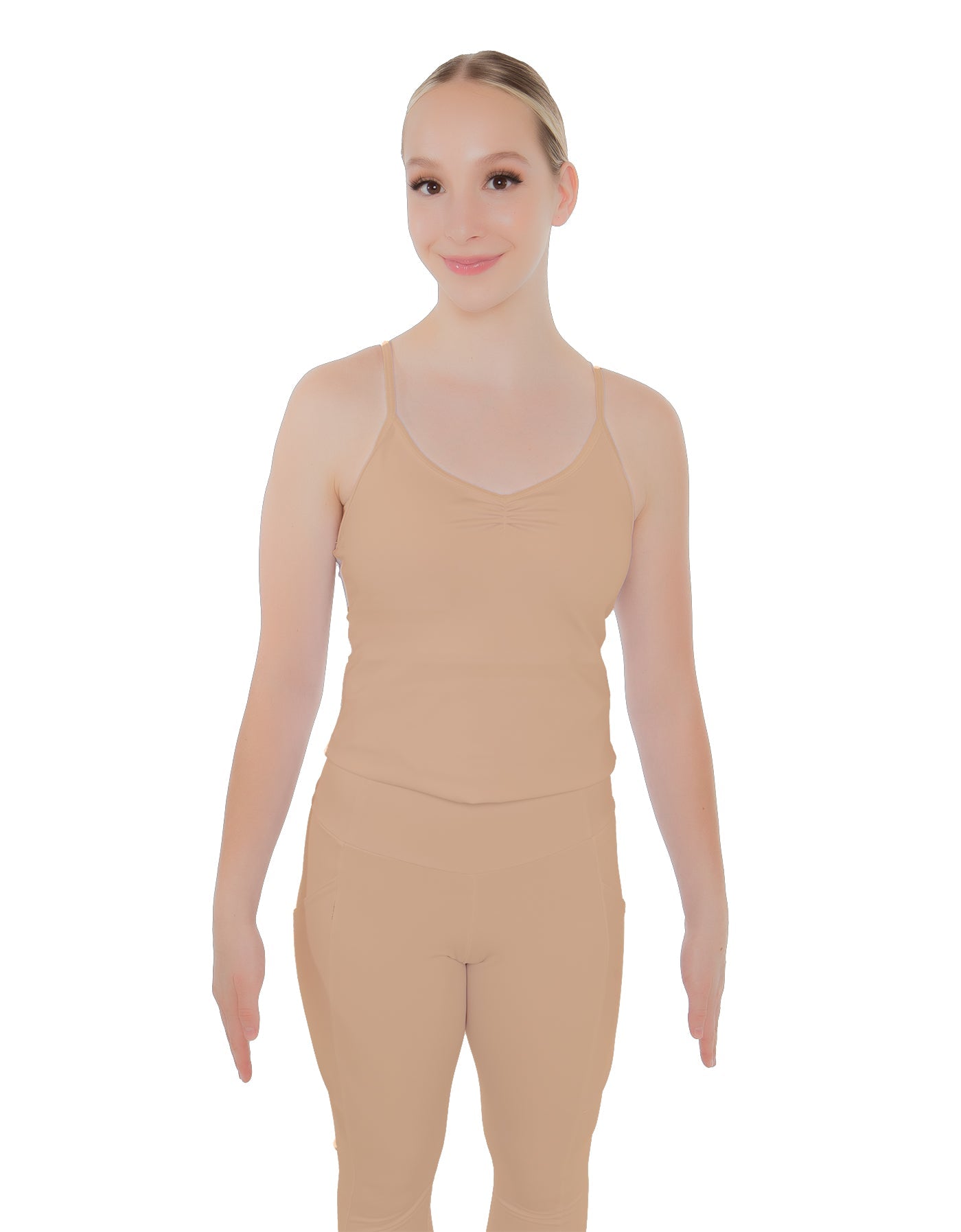 Solid Lycra Racer Strap Cami