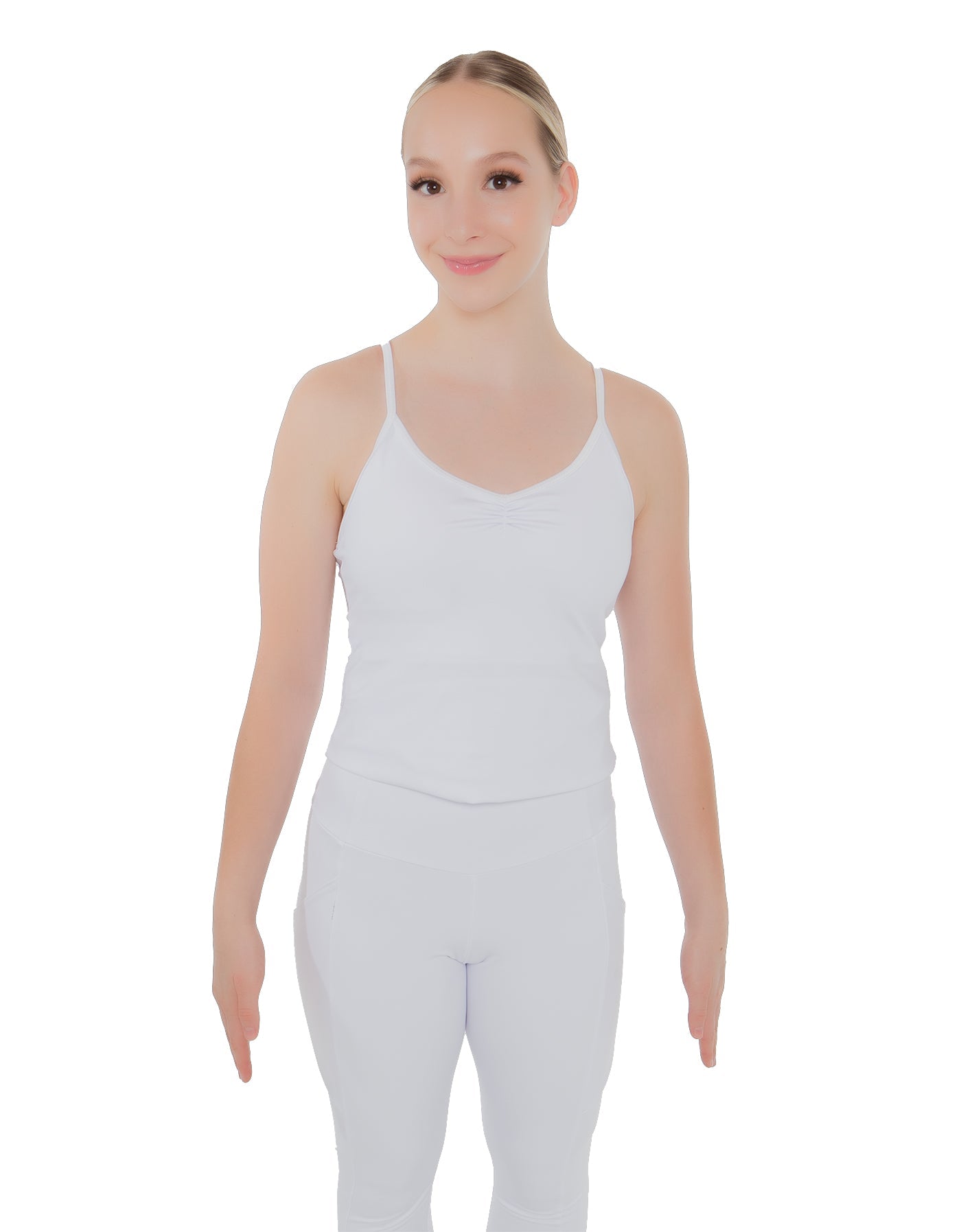 Solid Lycra Racer Strap Cami