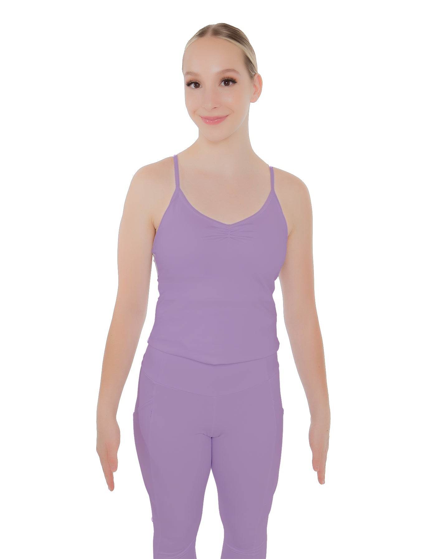 Solid Lycra Racer Strap Cami