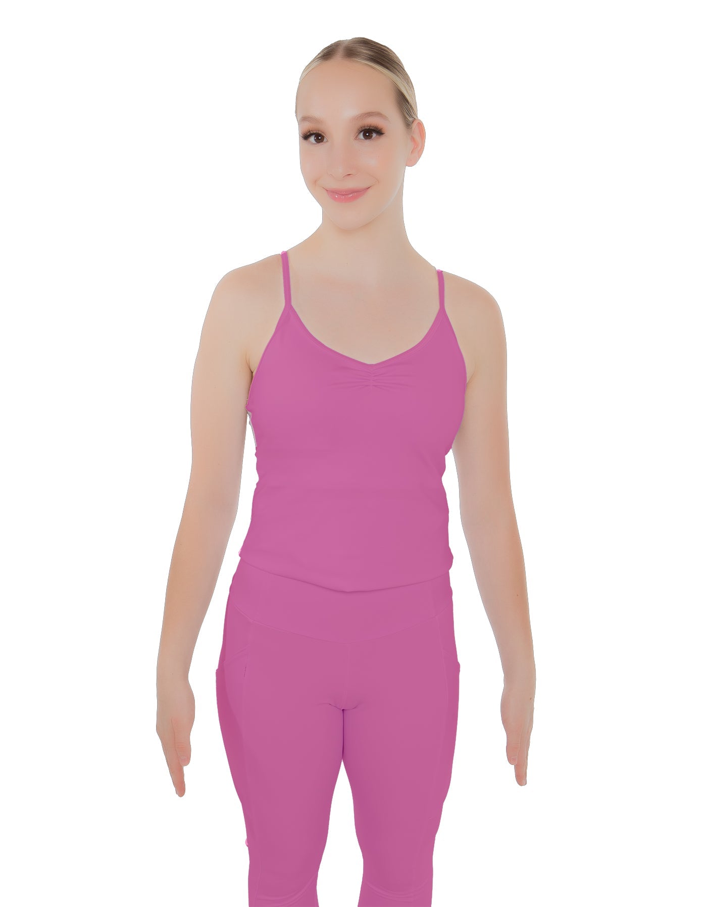 Solid Lycra Racer Strap Cami
