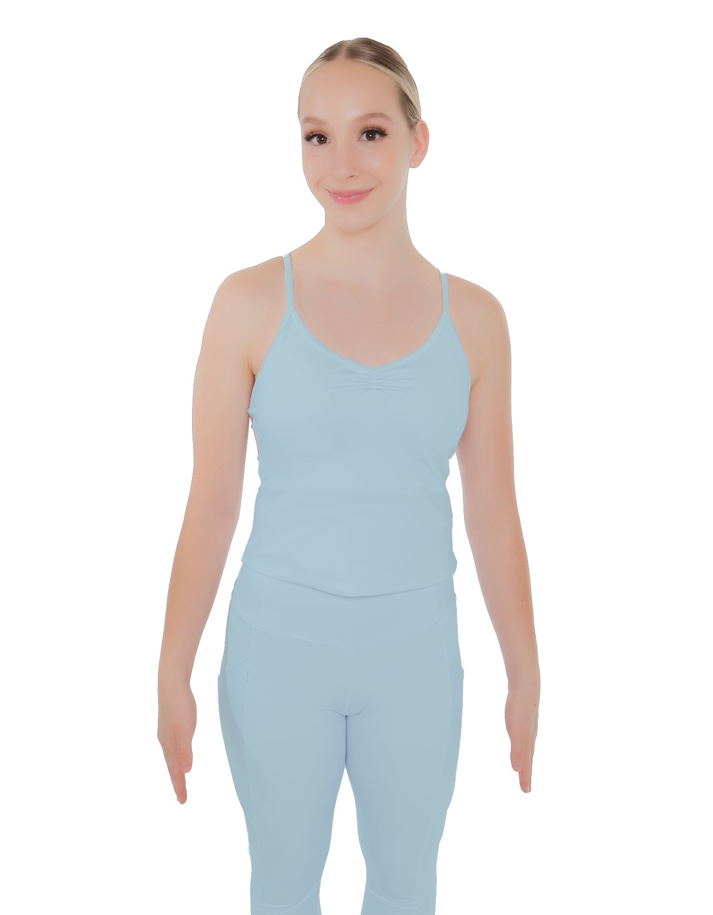 Solid Lycra Racer Strap Cami