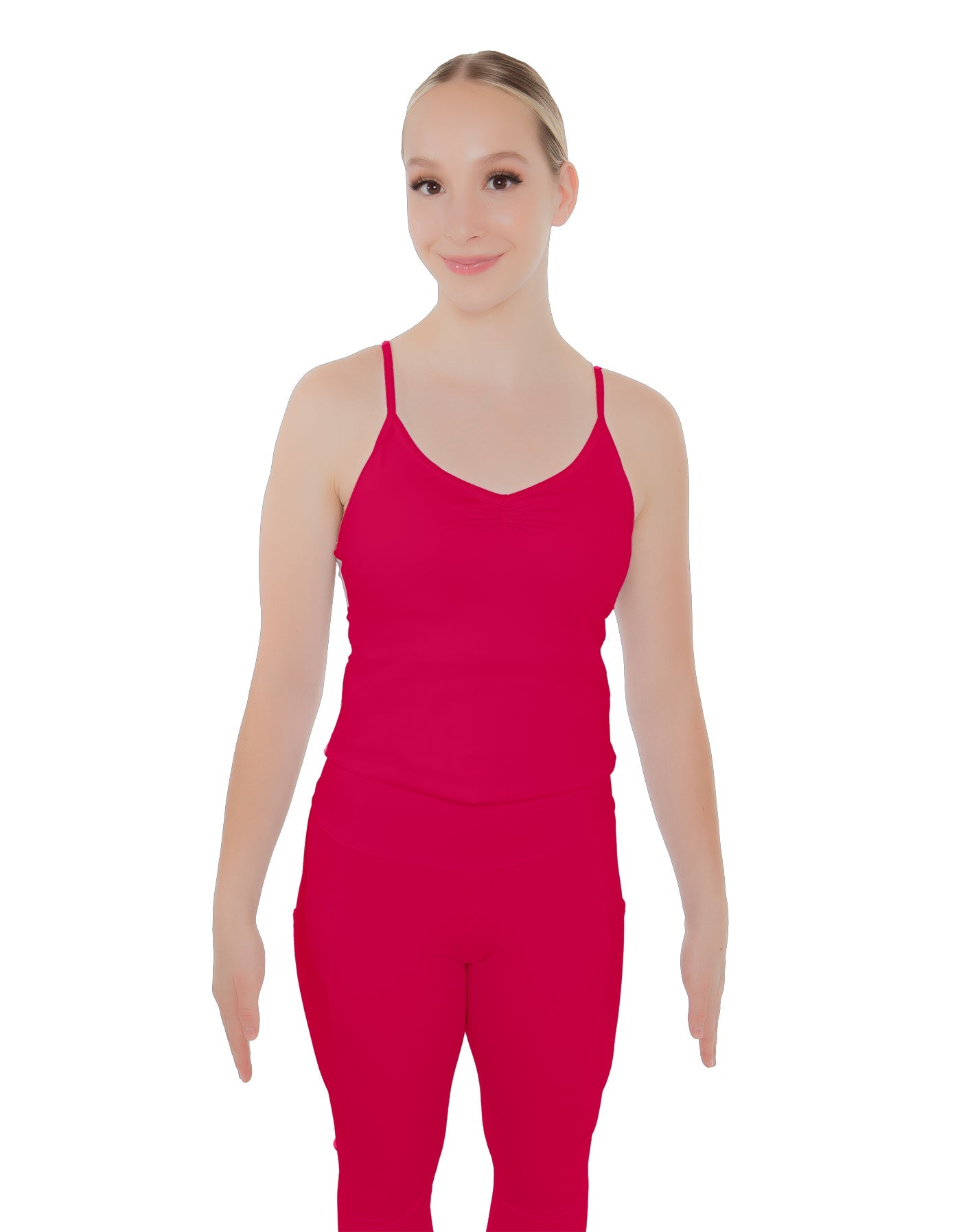 Solid Lycra Racer Strap Cami