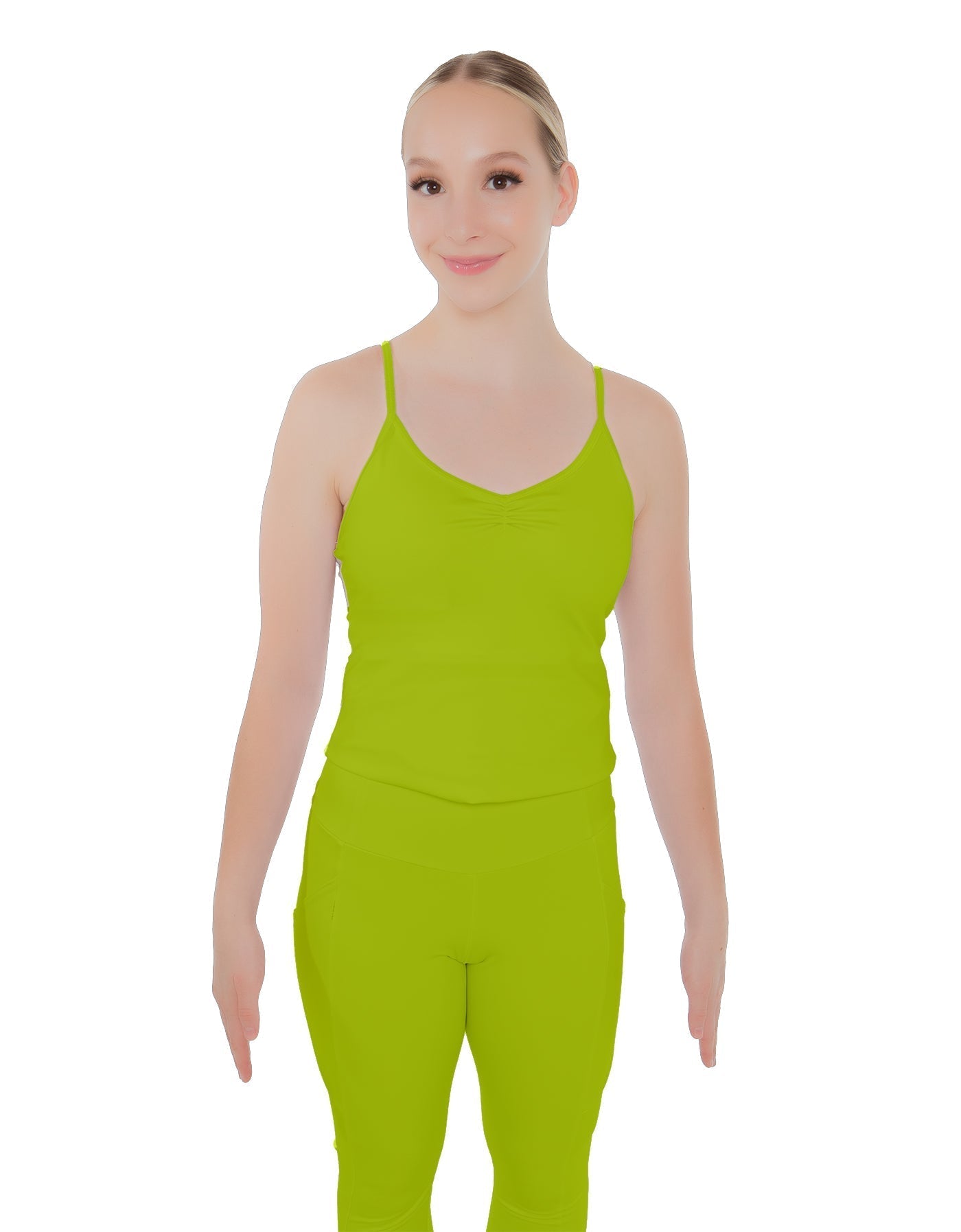 Solid Lycra Racer Strap Cami