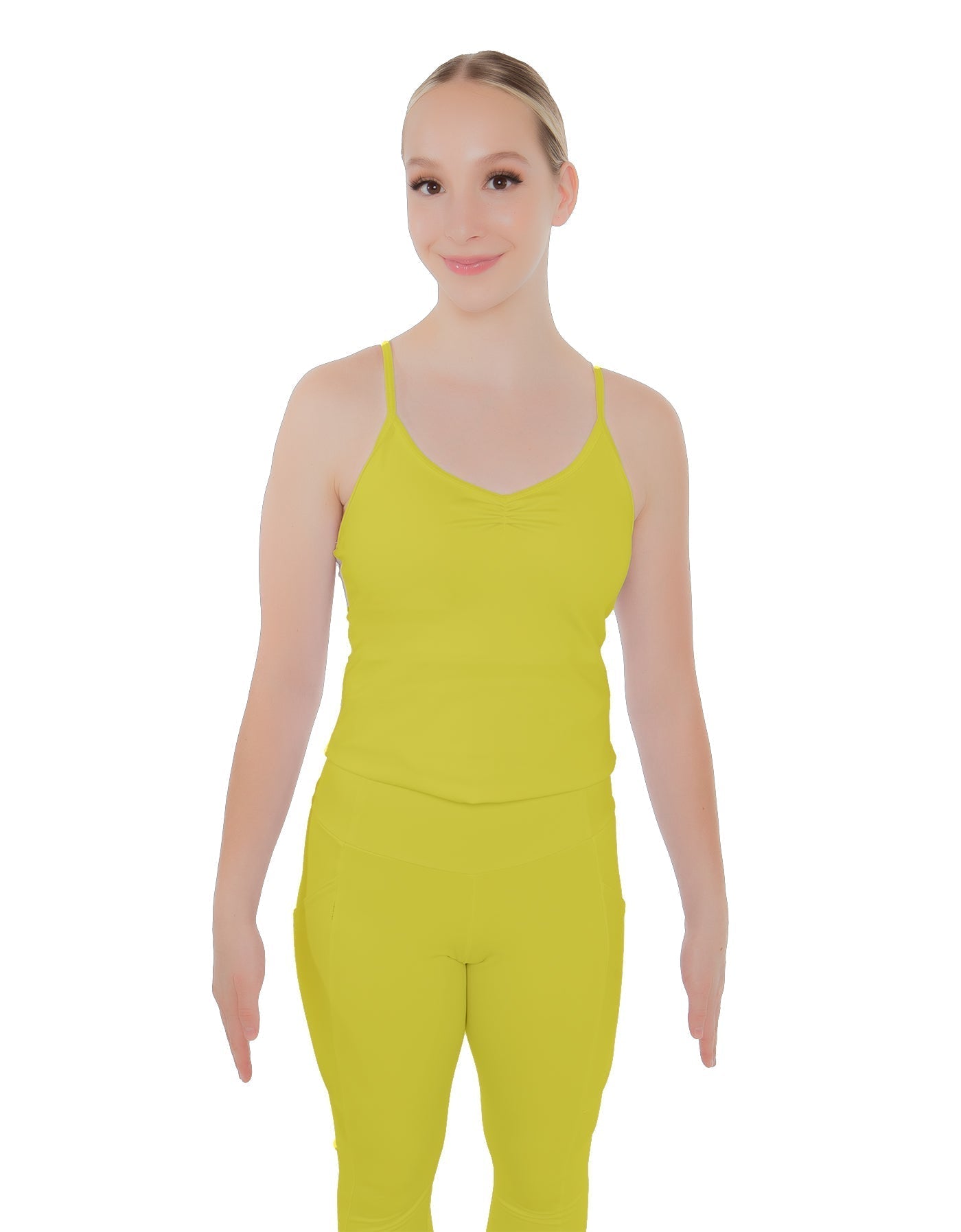 Solid Lycra Racer Strap Cami