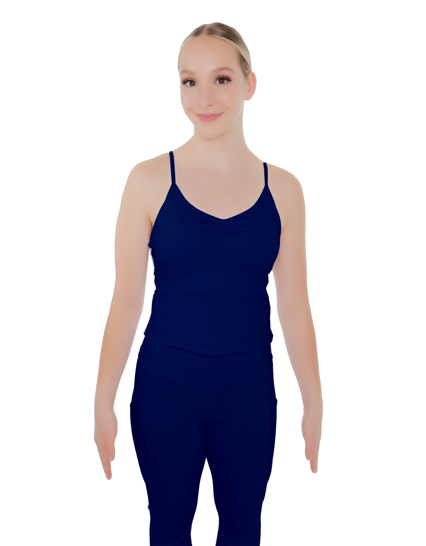 Solid Lycra Racer Strap Cami
