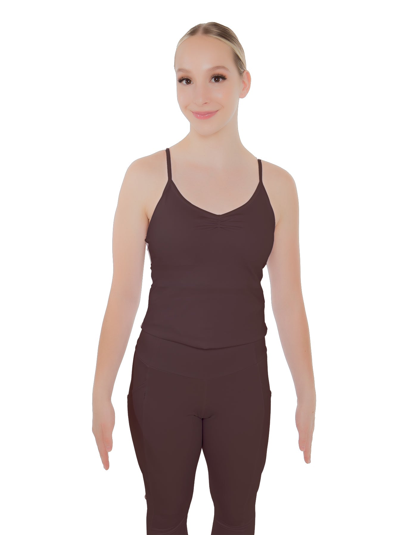 Solid Lycra Racer Strap Cami