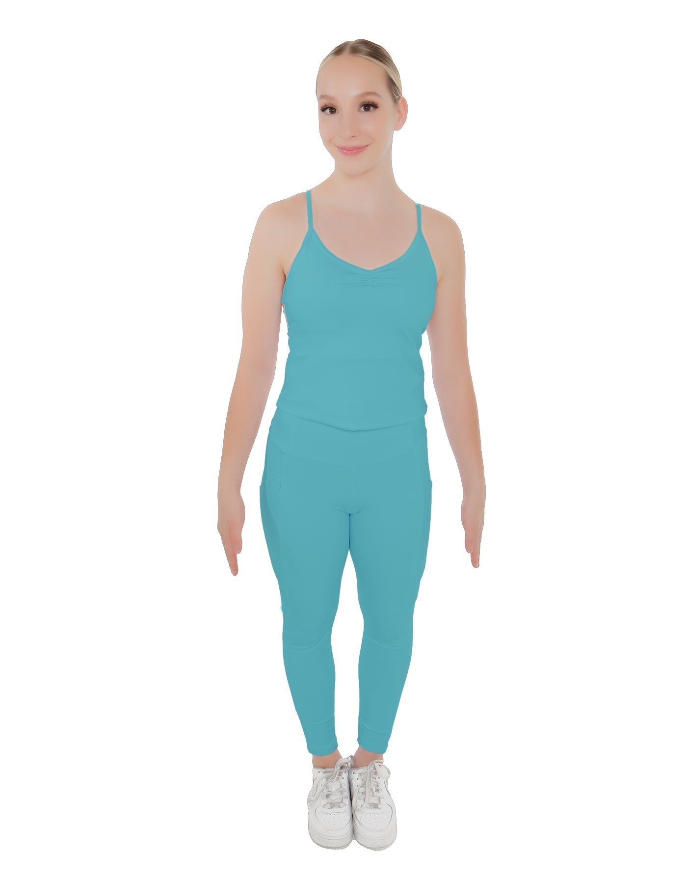 Solid Lycra Pocket Yoga Legging