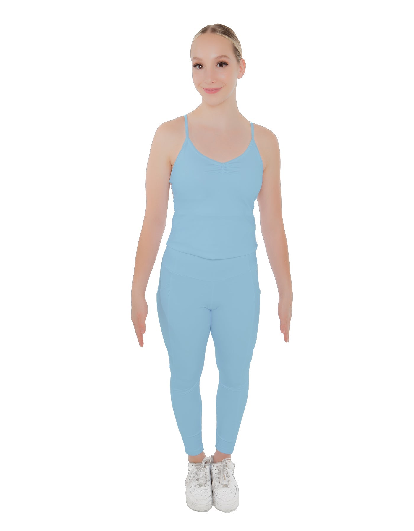 Solid Lycra Pocket Yoga Legging