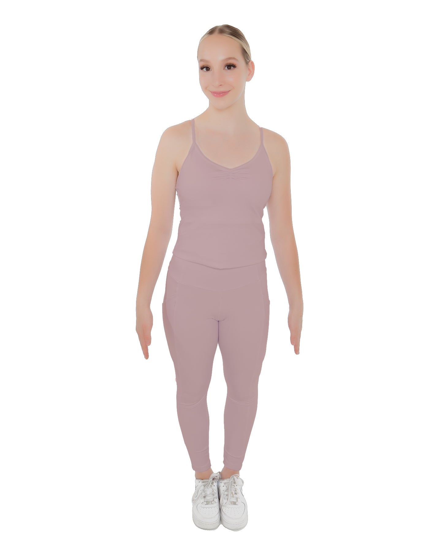 Solid Lycra Pocket Yoga Legging