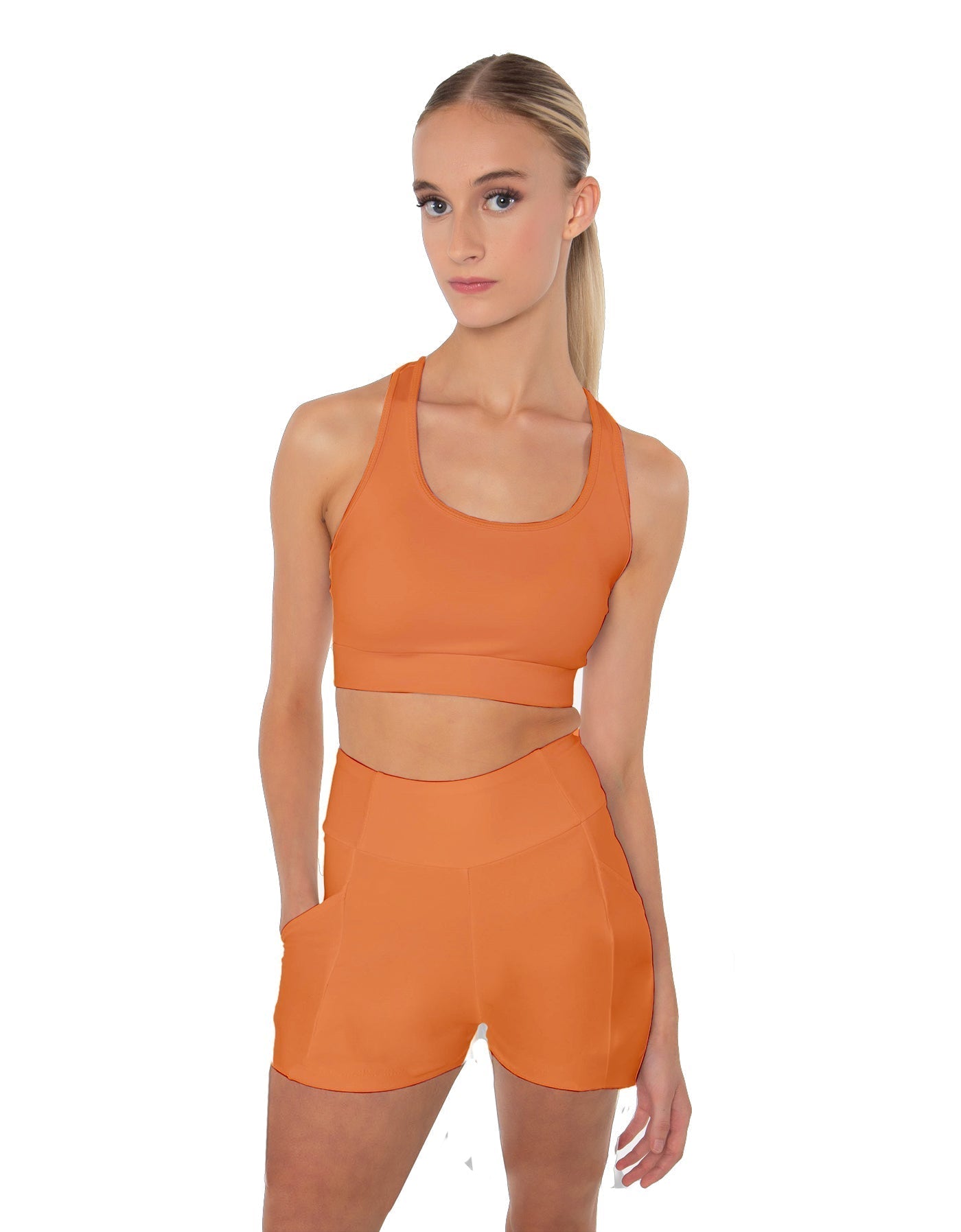 Solid Lycra Pocket Short