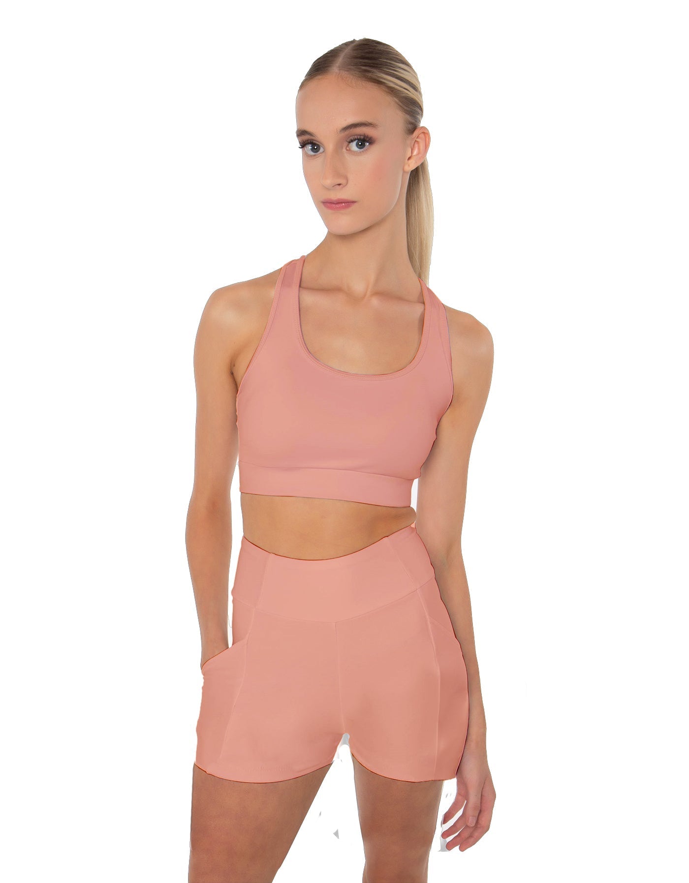 Solid Lycra Pocket Short