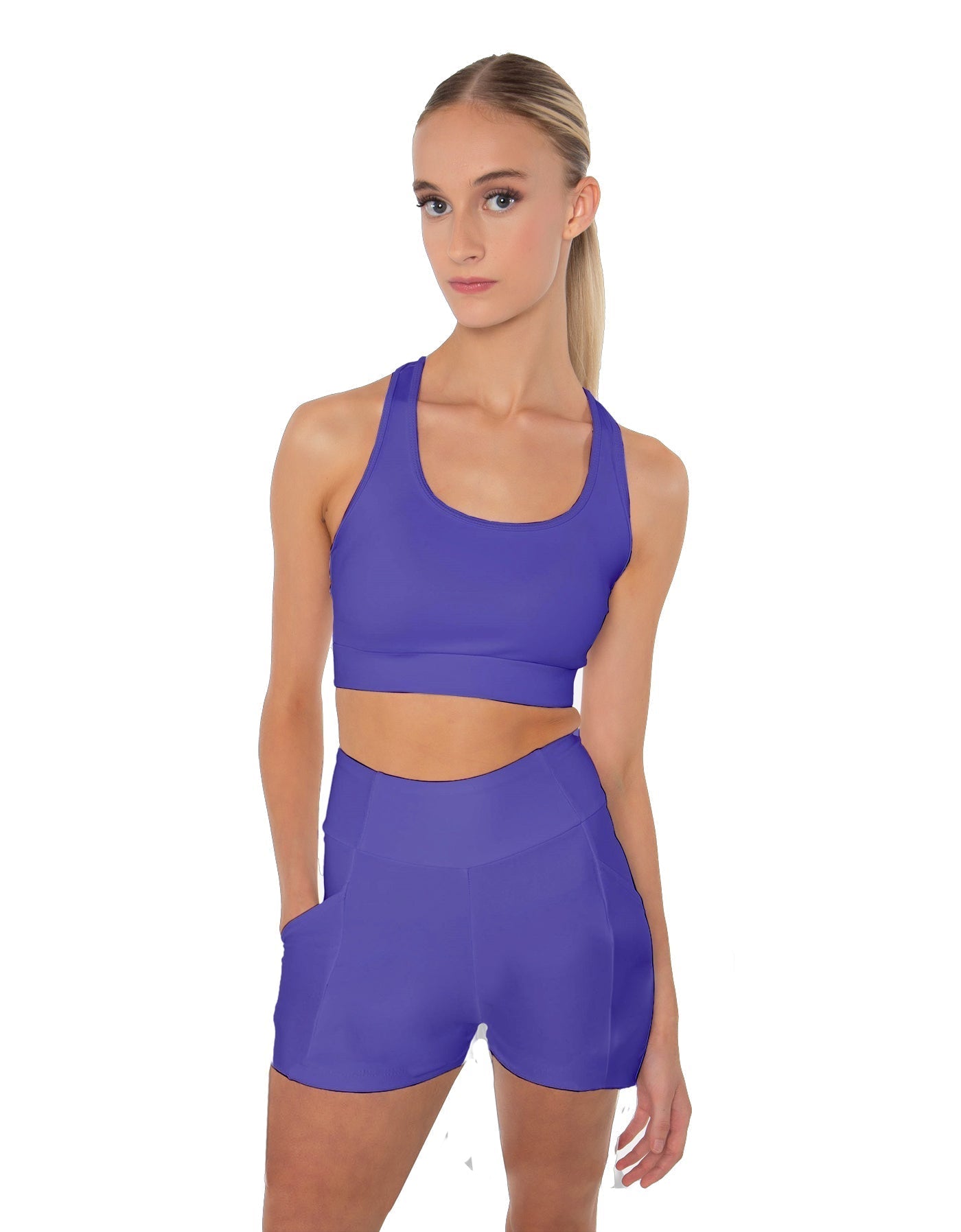 Solid Lycra Pocket Short