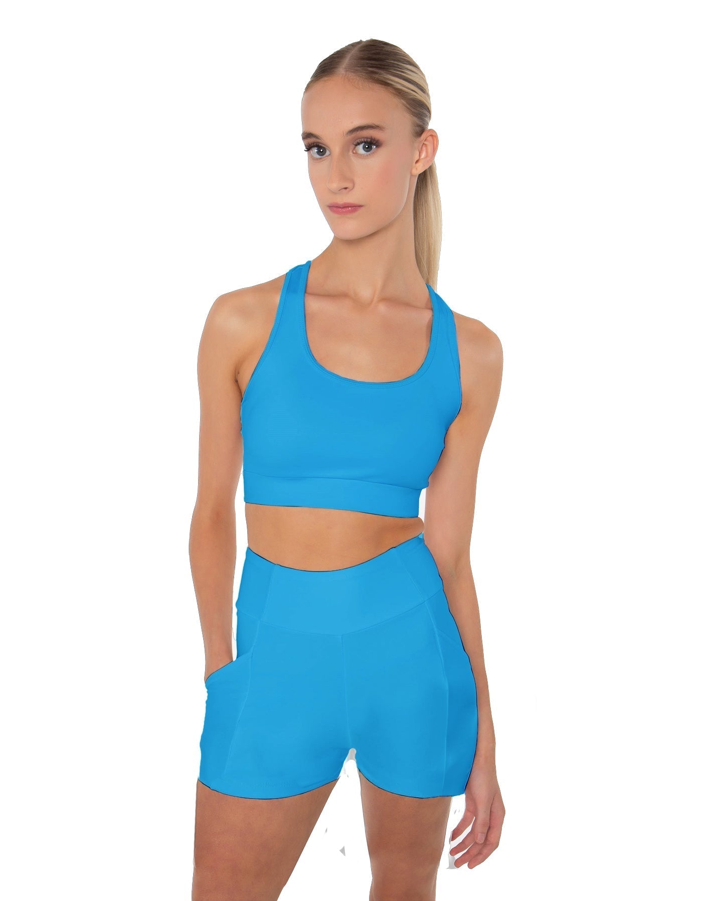 Solid Lycra Pocket Short