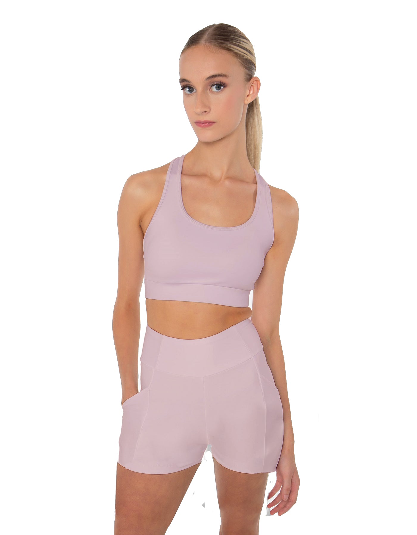 Solid Lycra Pocket Short