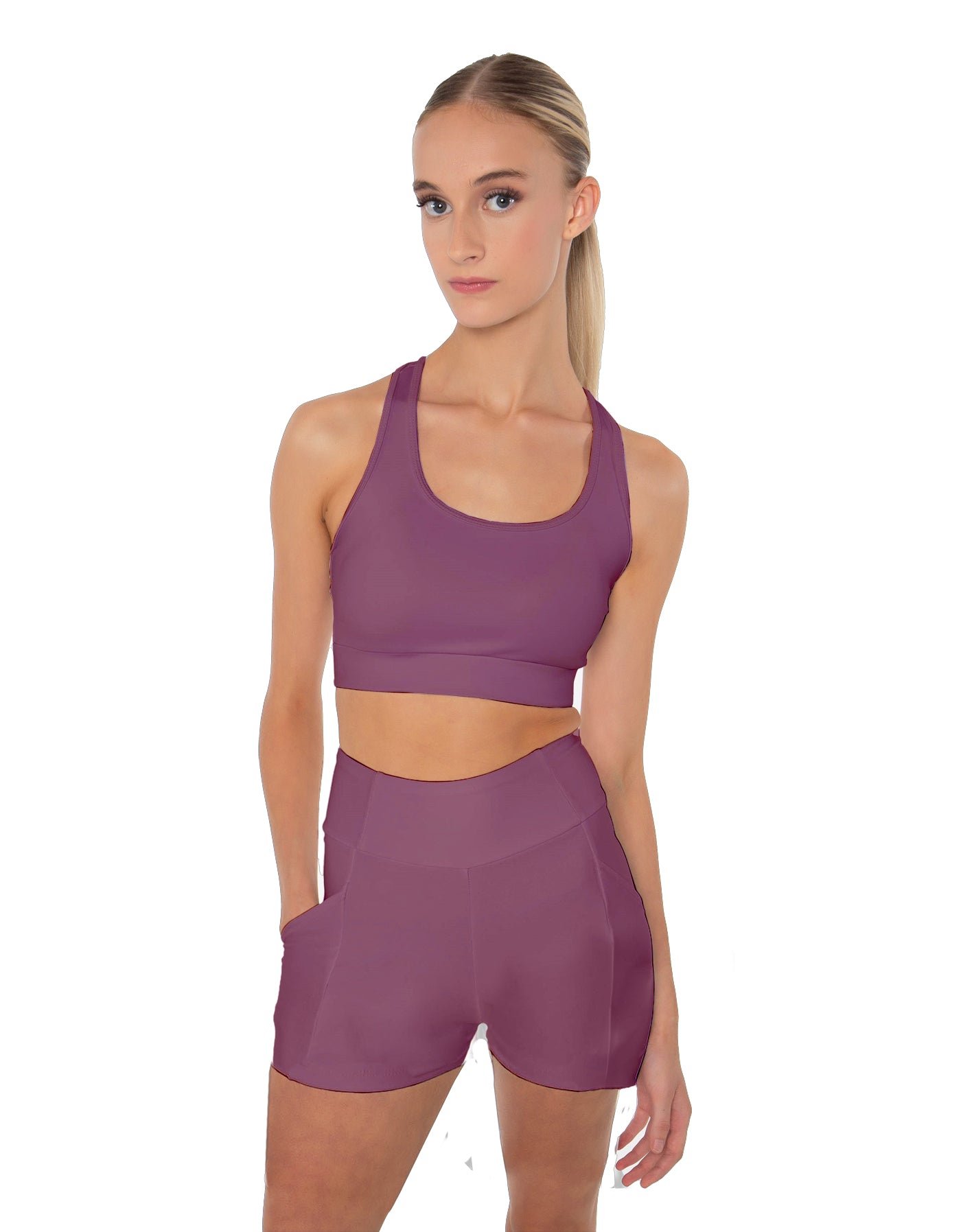 Solid Lycra Pocket Short