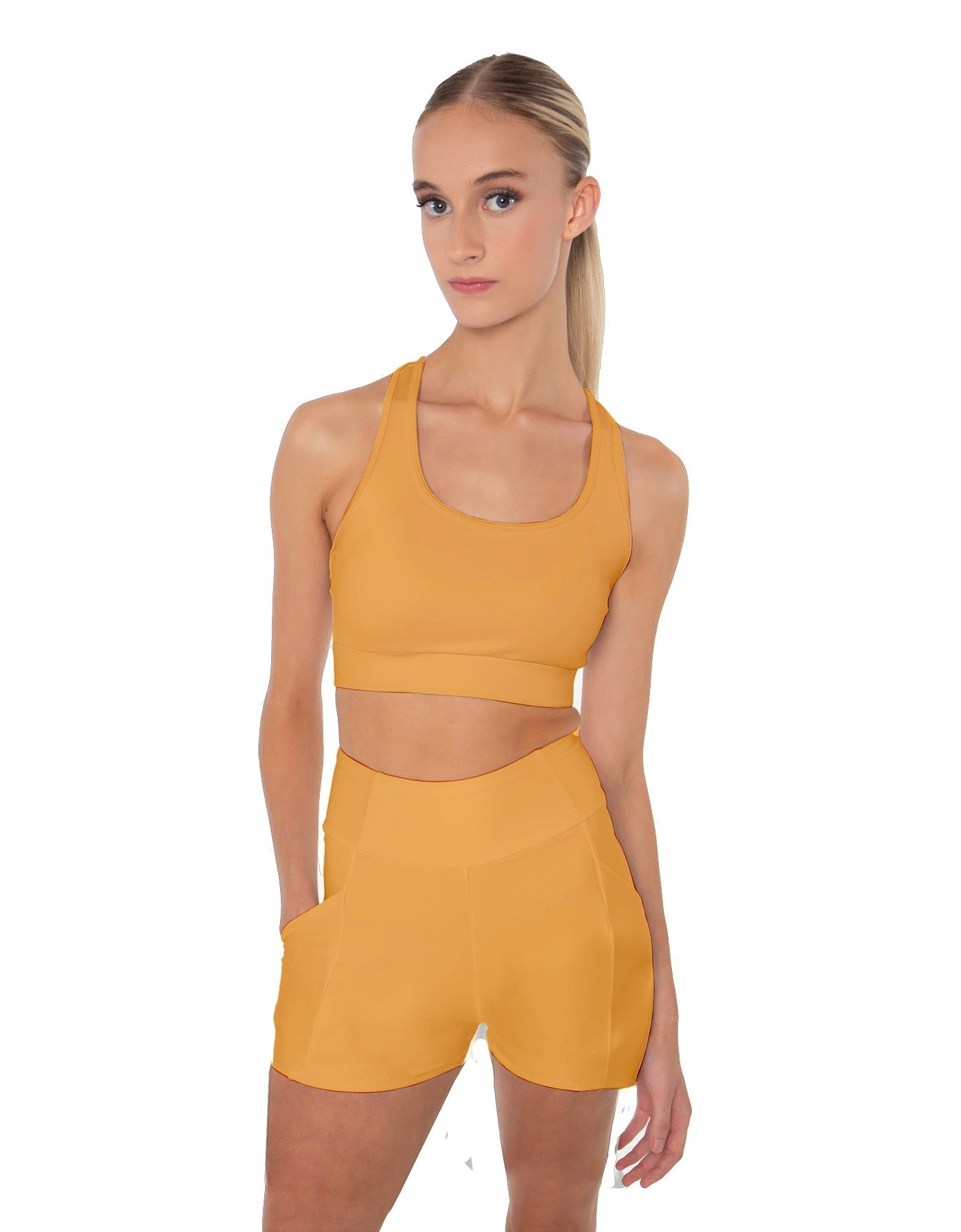 Solid Lycra Pocket Short