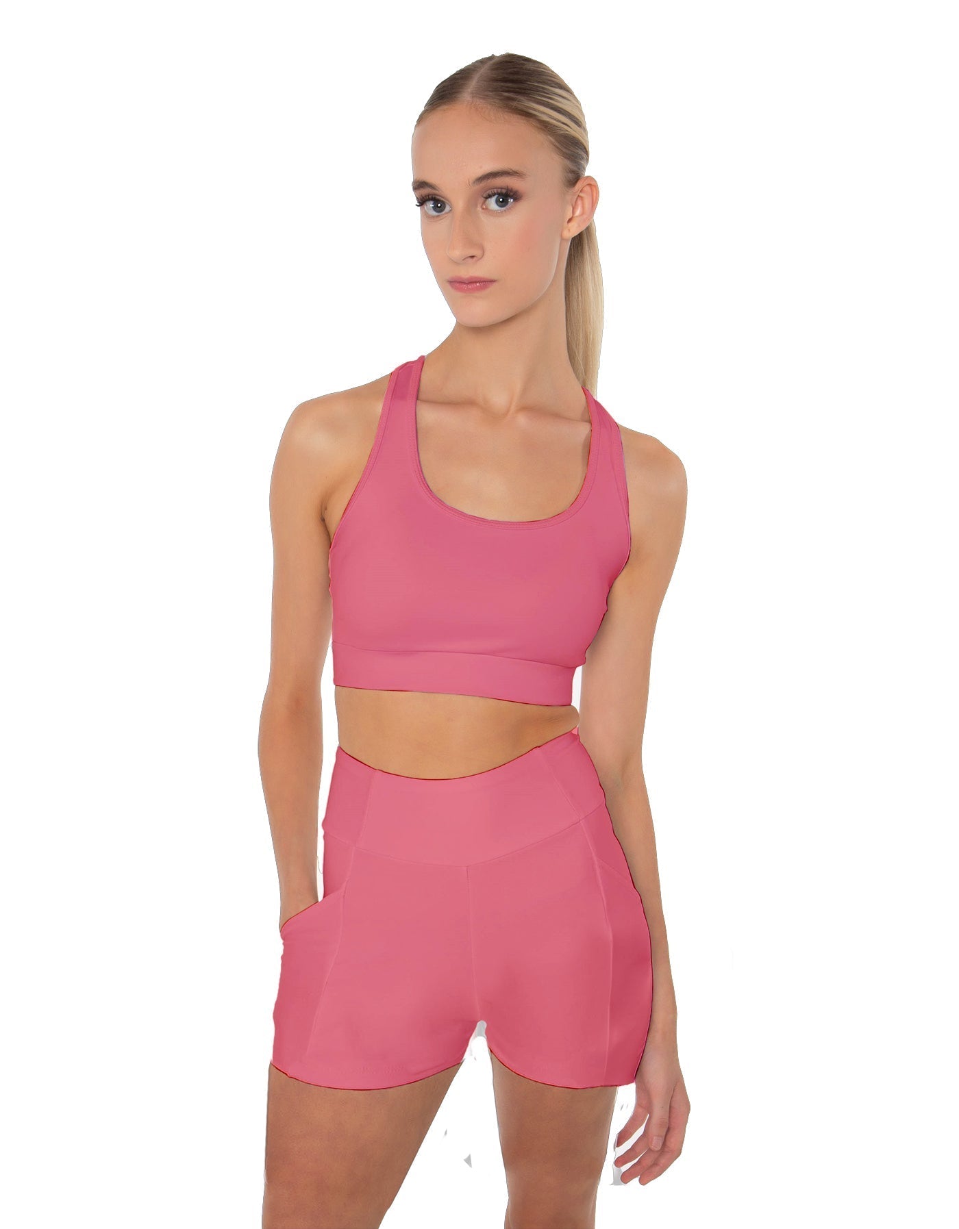 Solid Lycra Pocket Short
