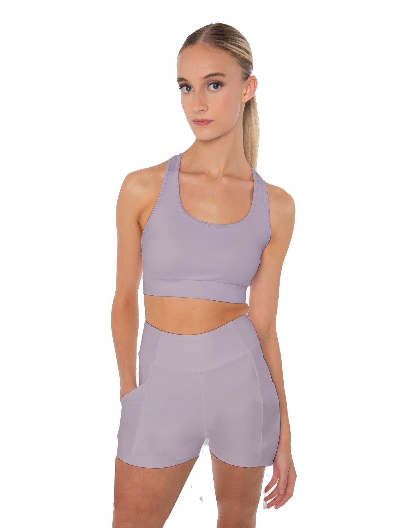 Solid Lycra Pocket Short