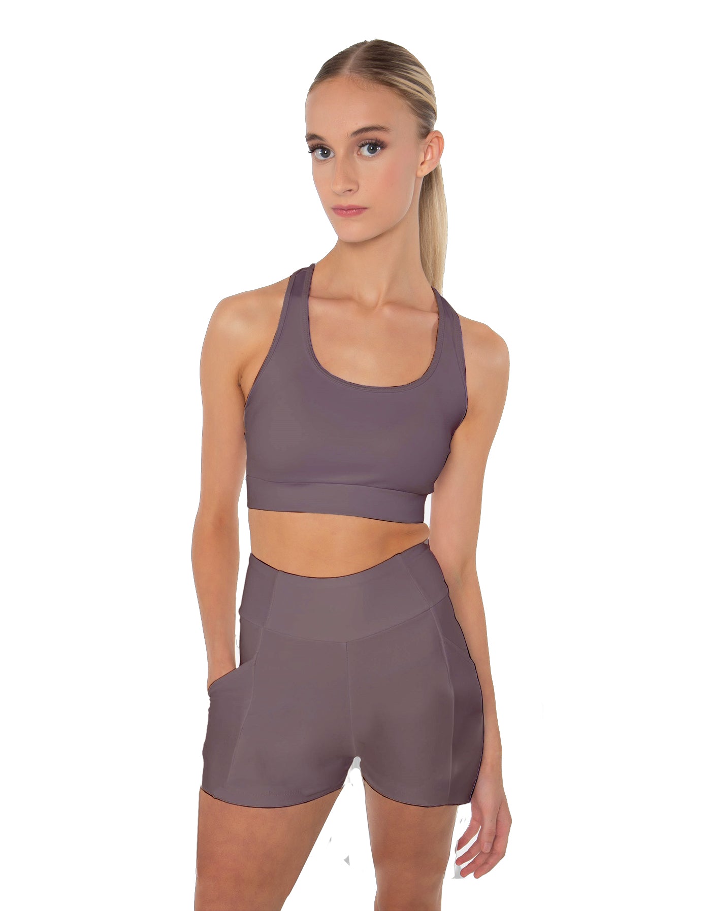 Solid Lycra Pocket Short