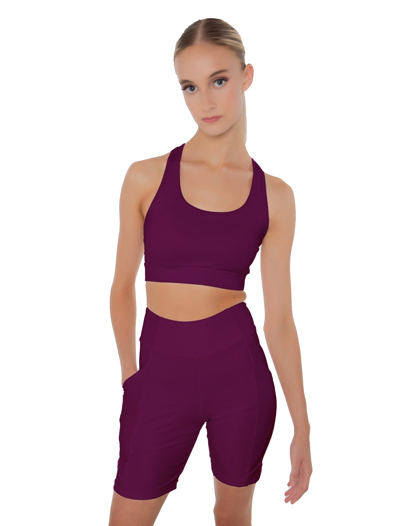 Solid Lycra Pocket Bike Short