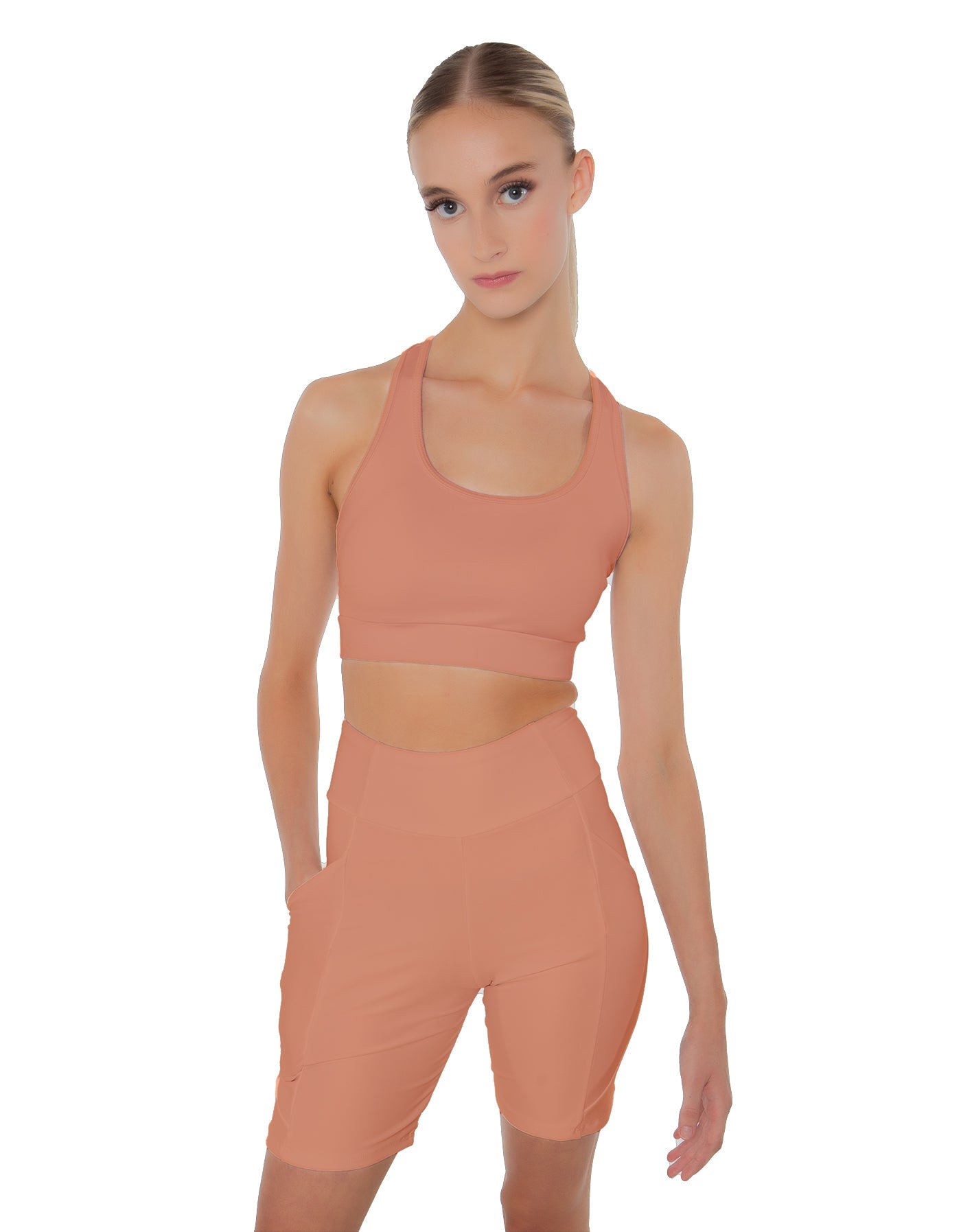 Solid Lycra Pocket Bike Short
