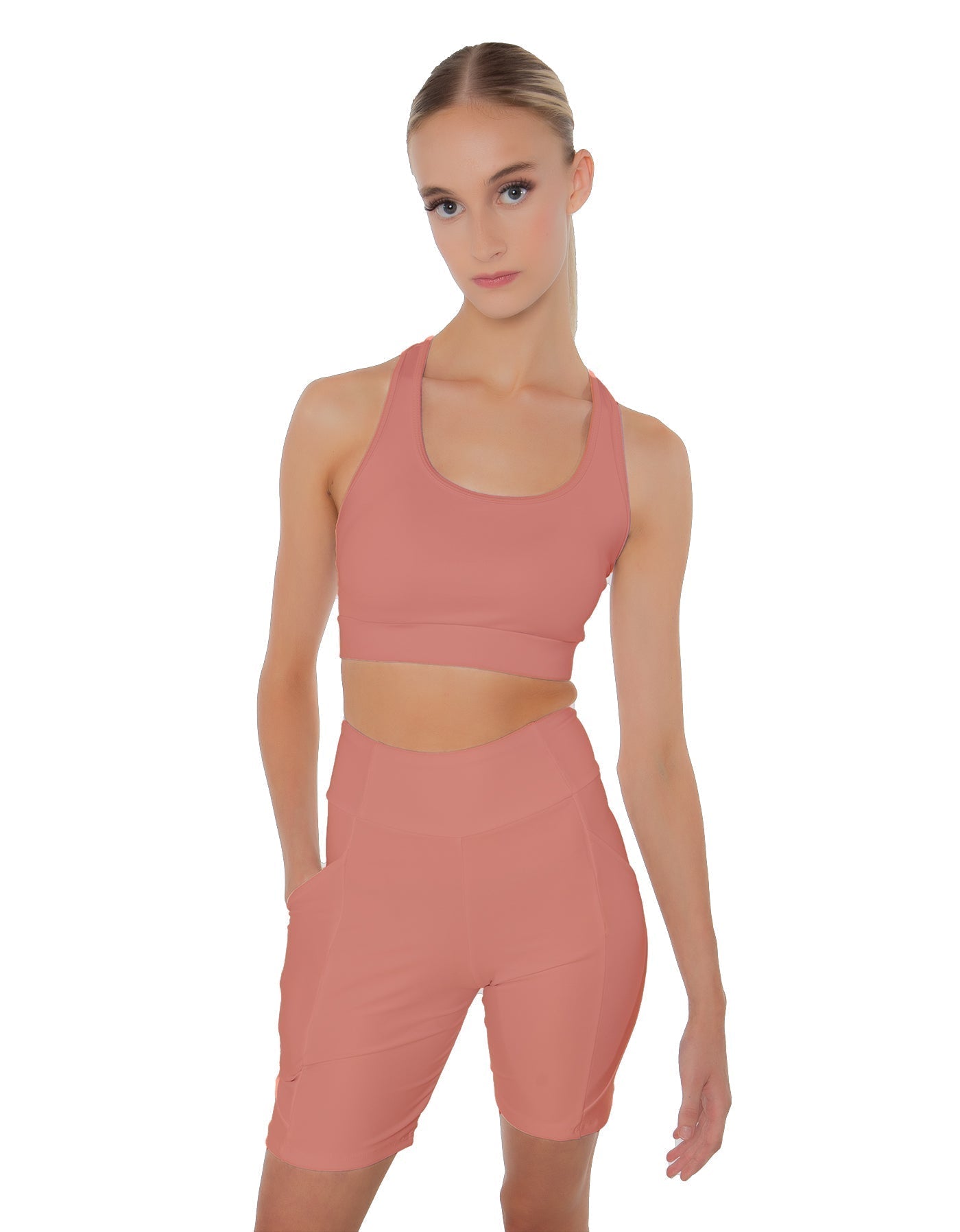 Solid Lycra Pocket Bike Short