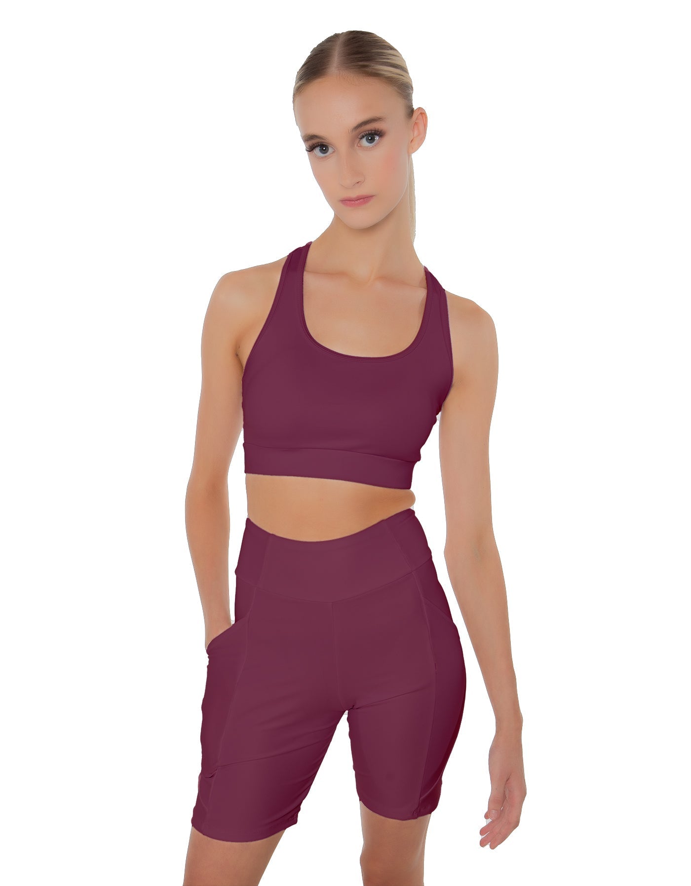 Solid Lycra Pocket Bike Short