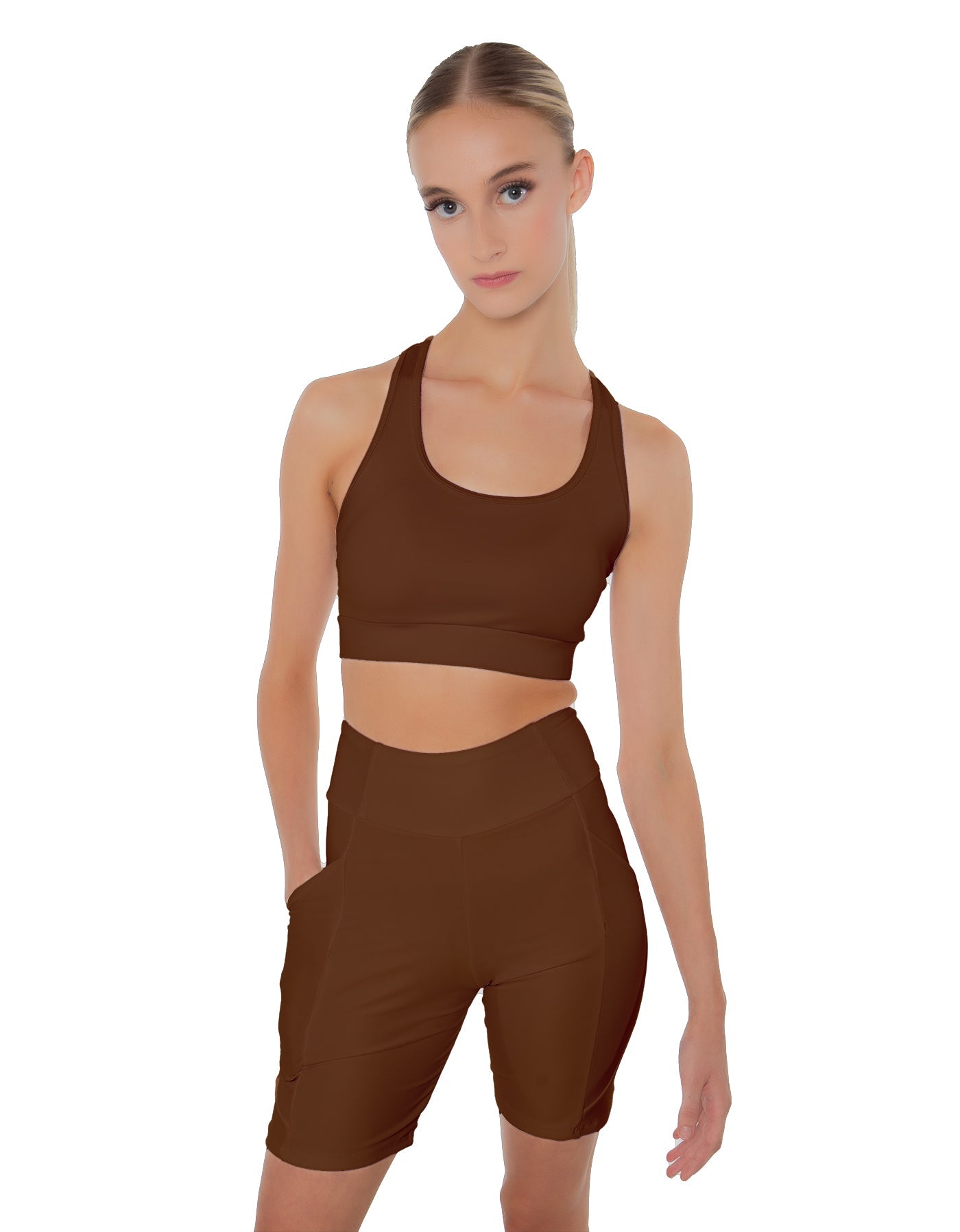 Solid Lycra Pocket Bike Short