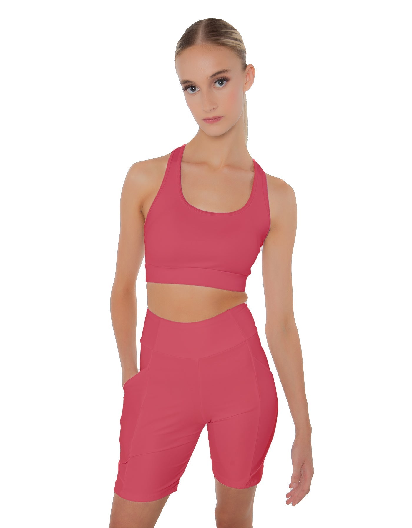 Solid Lycra Pocket Bike Short