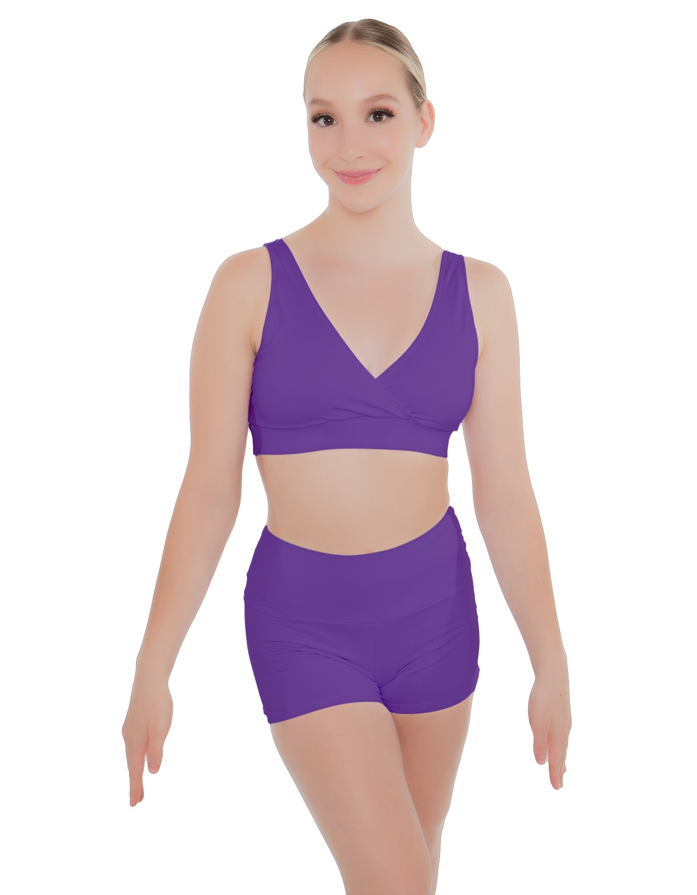 Solid Lycra Yoga Short