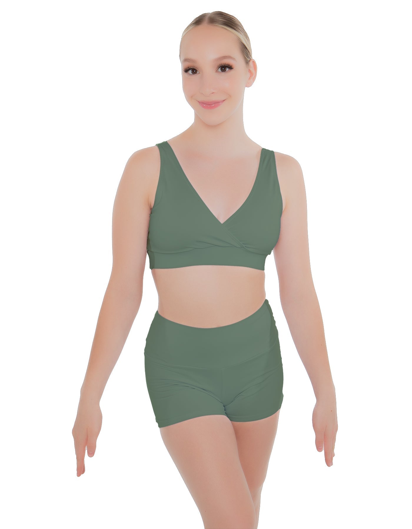 Solid Lycra Yoga Short
