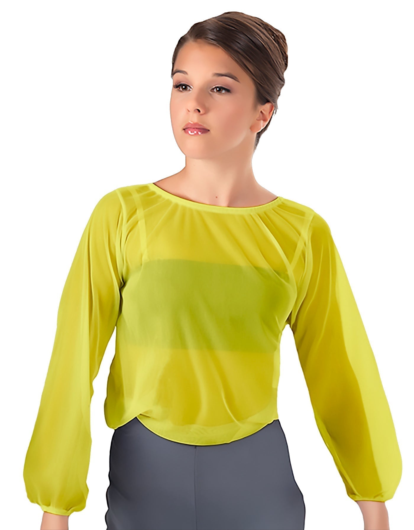 Solid Chiffon Fade Into You Top
