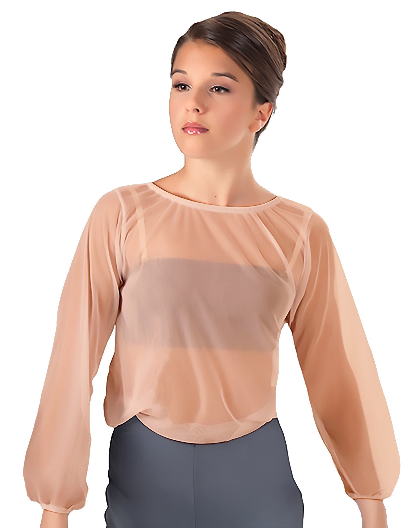 Solid Chiffon Fade Into You Top