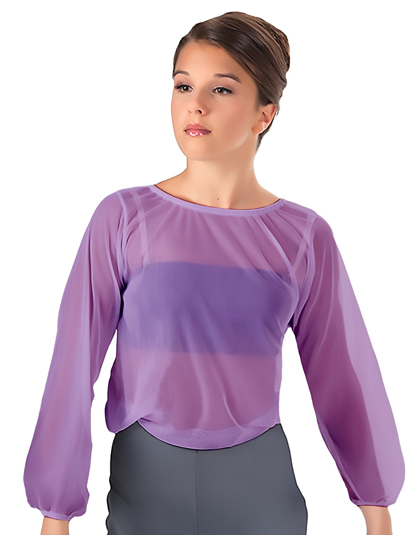 Solid Chiffon Fade Into You Top