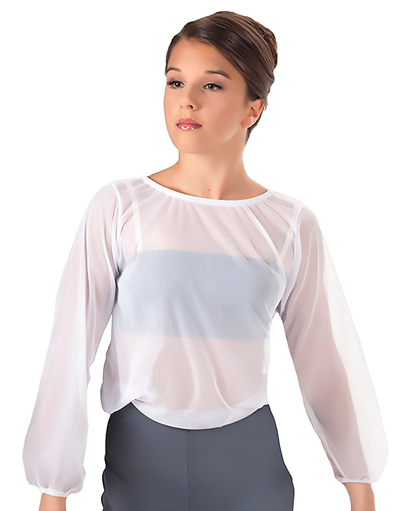Solid Chiffon Fade Into You Top
