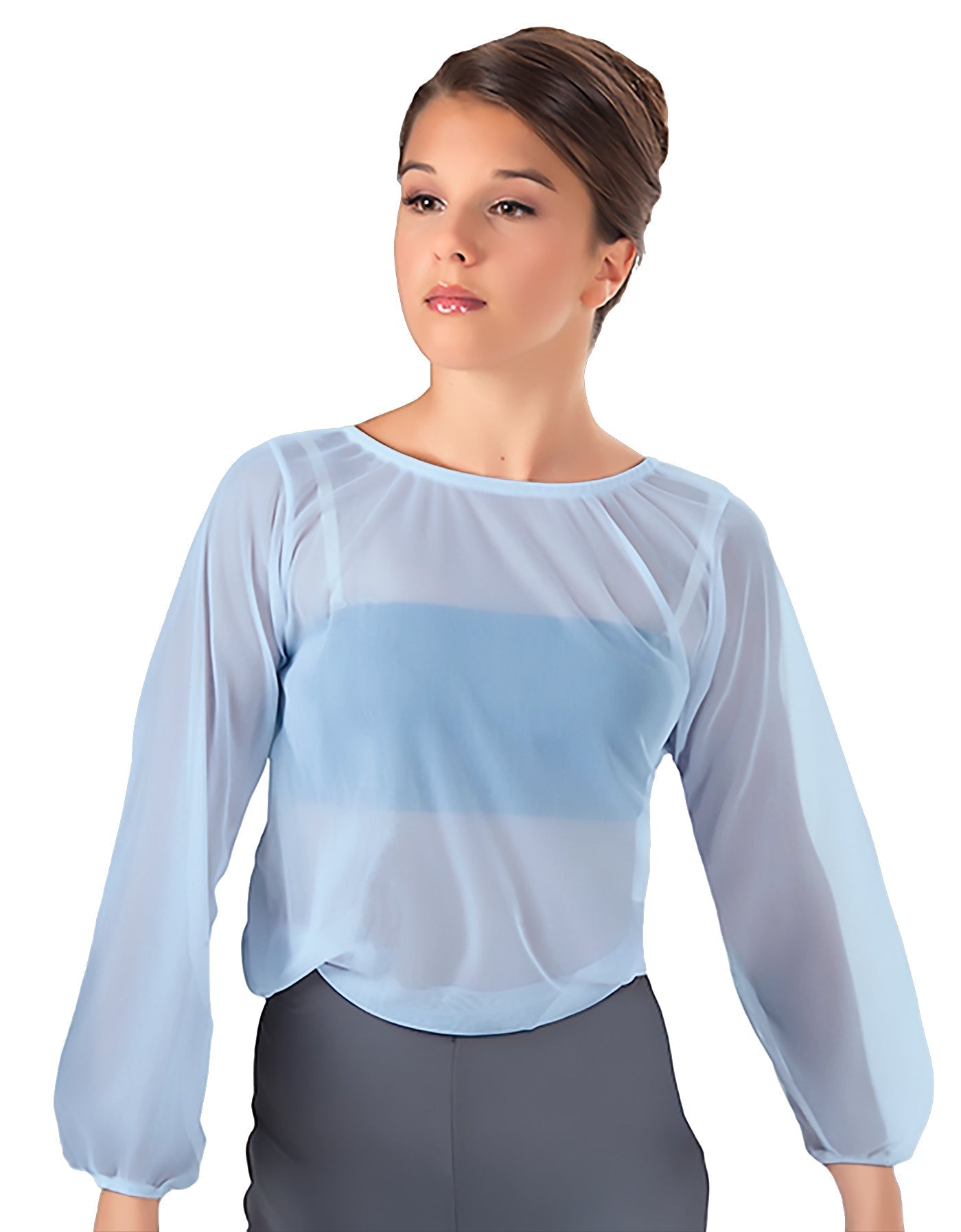 Solid Chiffon Fade Into You Top