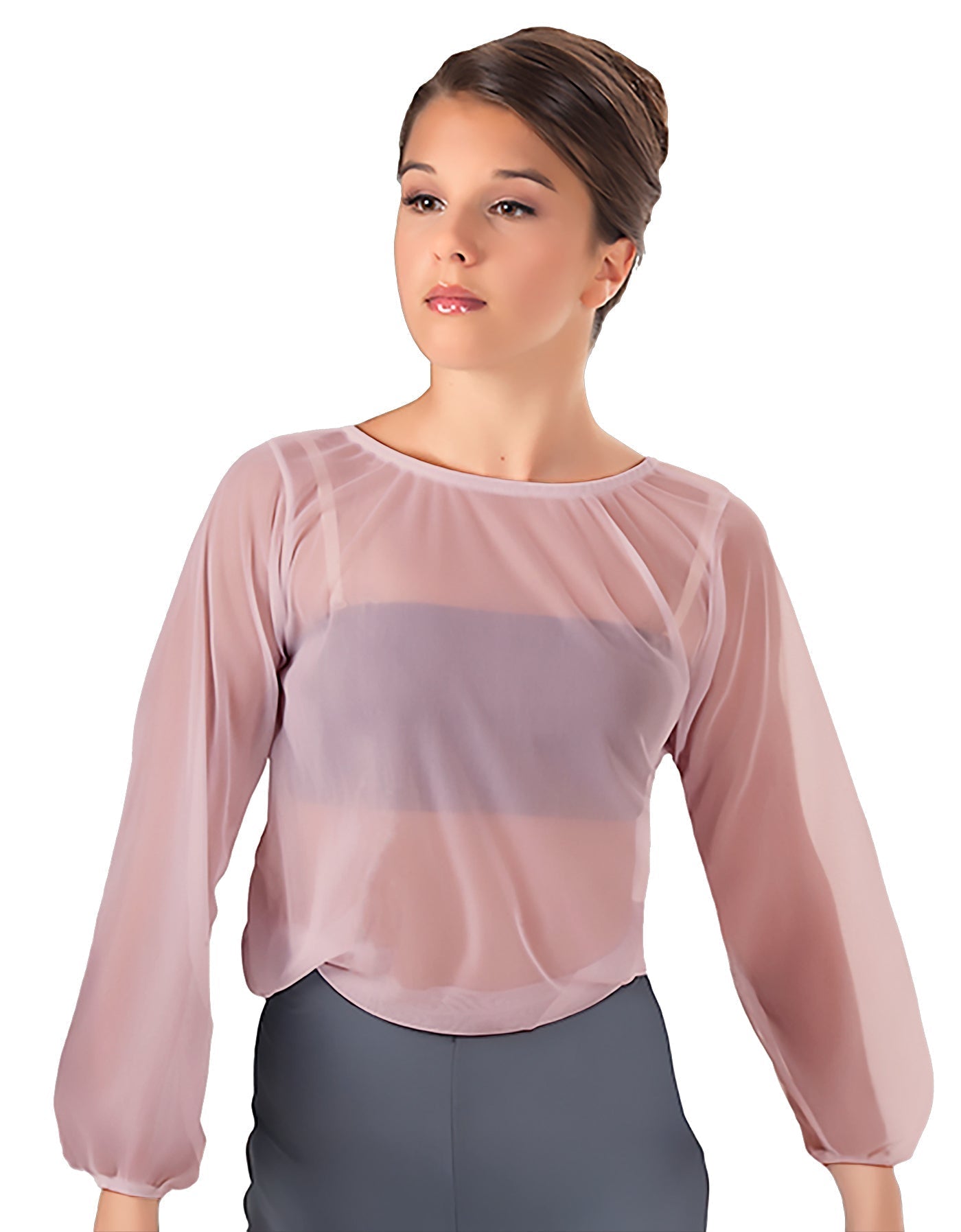Solid Chiffon Fade Into You Top
