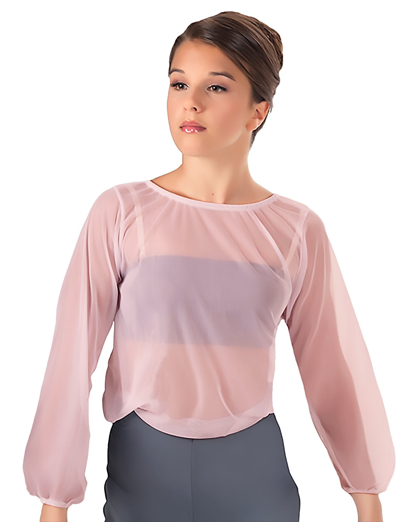 Solid Chiffon Fade Into You Top