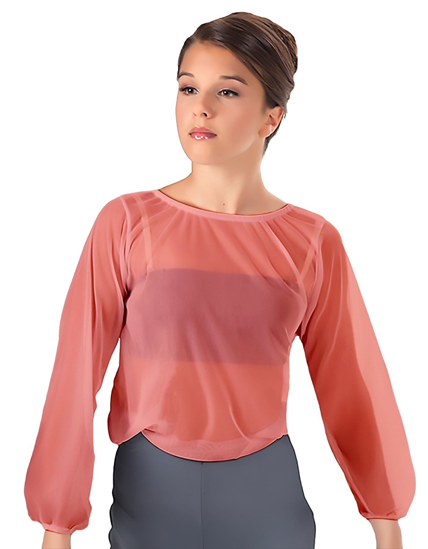 Solid Chiffon Fade Into You Top